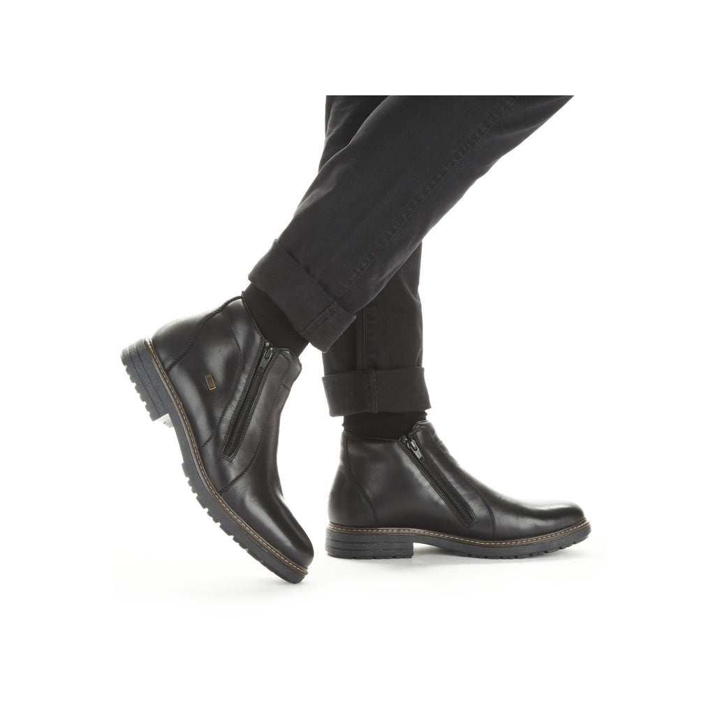 Black Zip Boots for Men | Rieker 33160-00