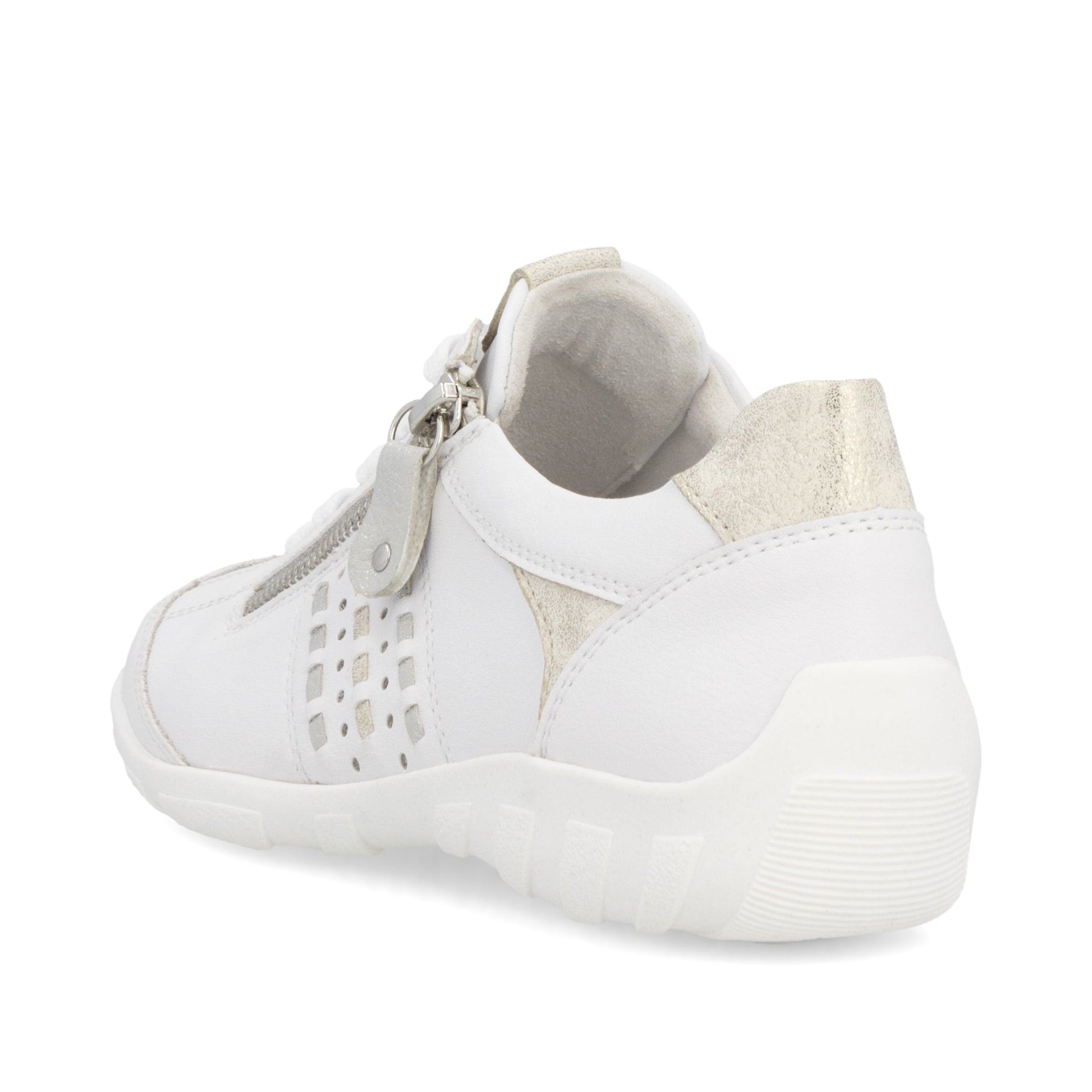 White Zip Shoes for Women | Remonte R3404-82