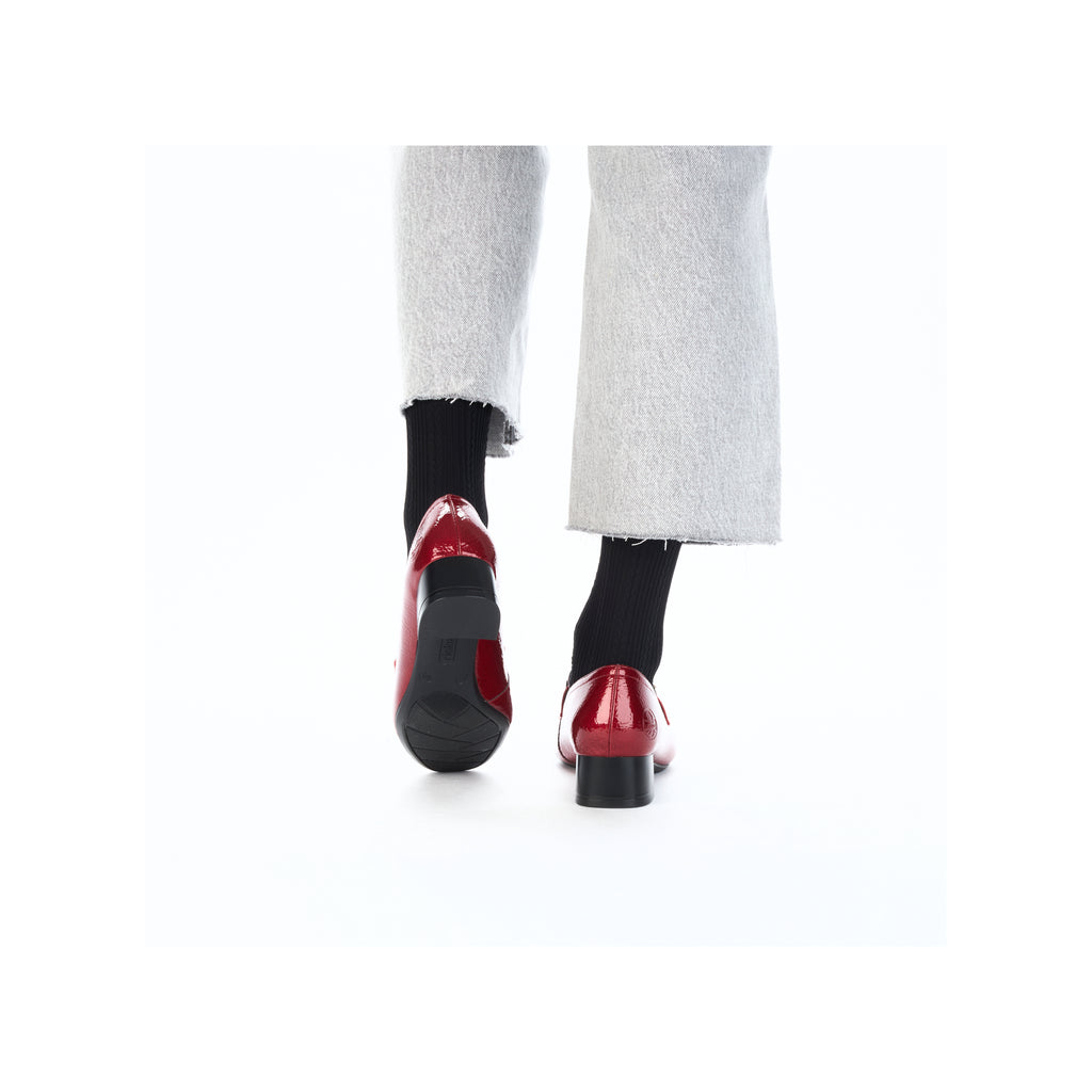Red Slip-On Shoes for Women | Rieker 45052-33