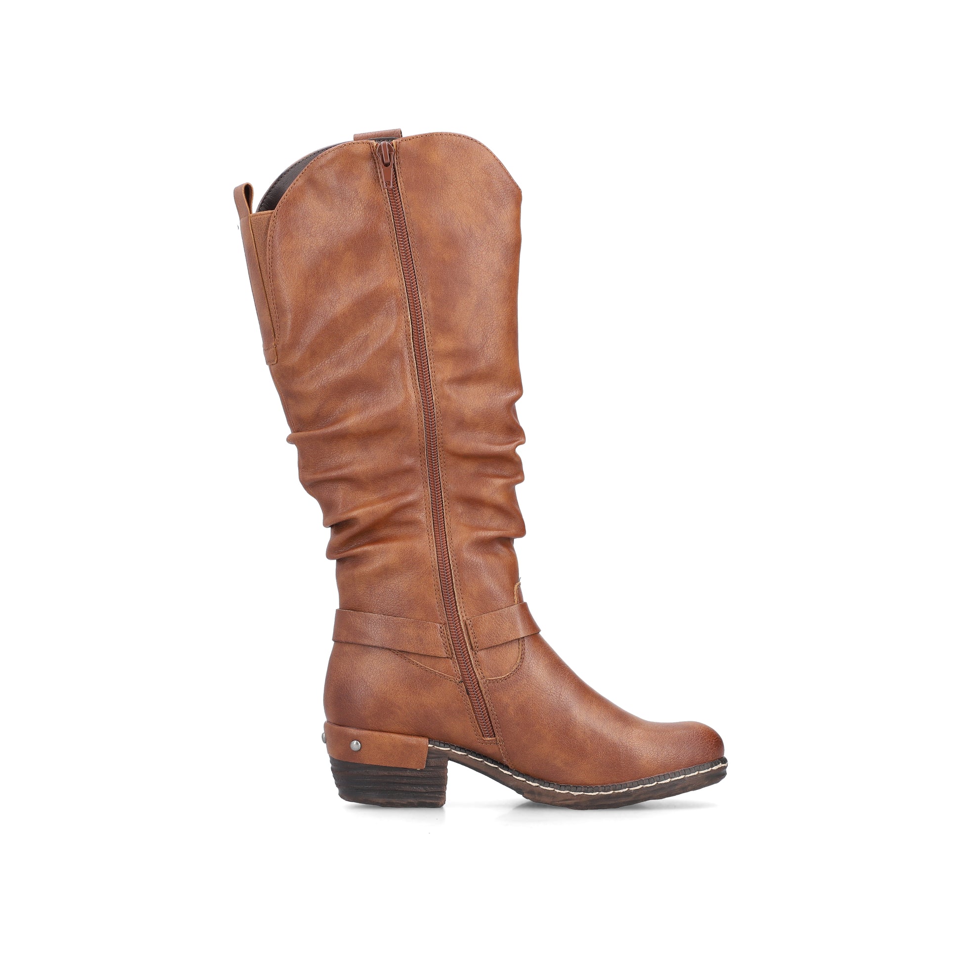 Brown Zip Boots for Women | Rieker 93670-24