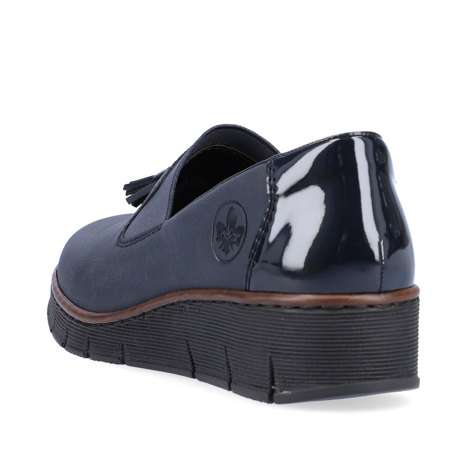 Blue Elasticated Shoes for Women | Rieker 53751-14