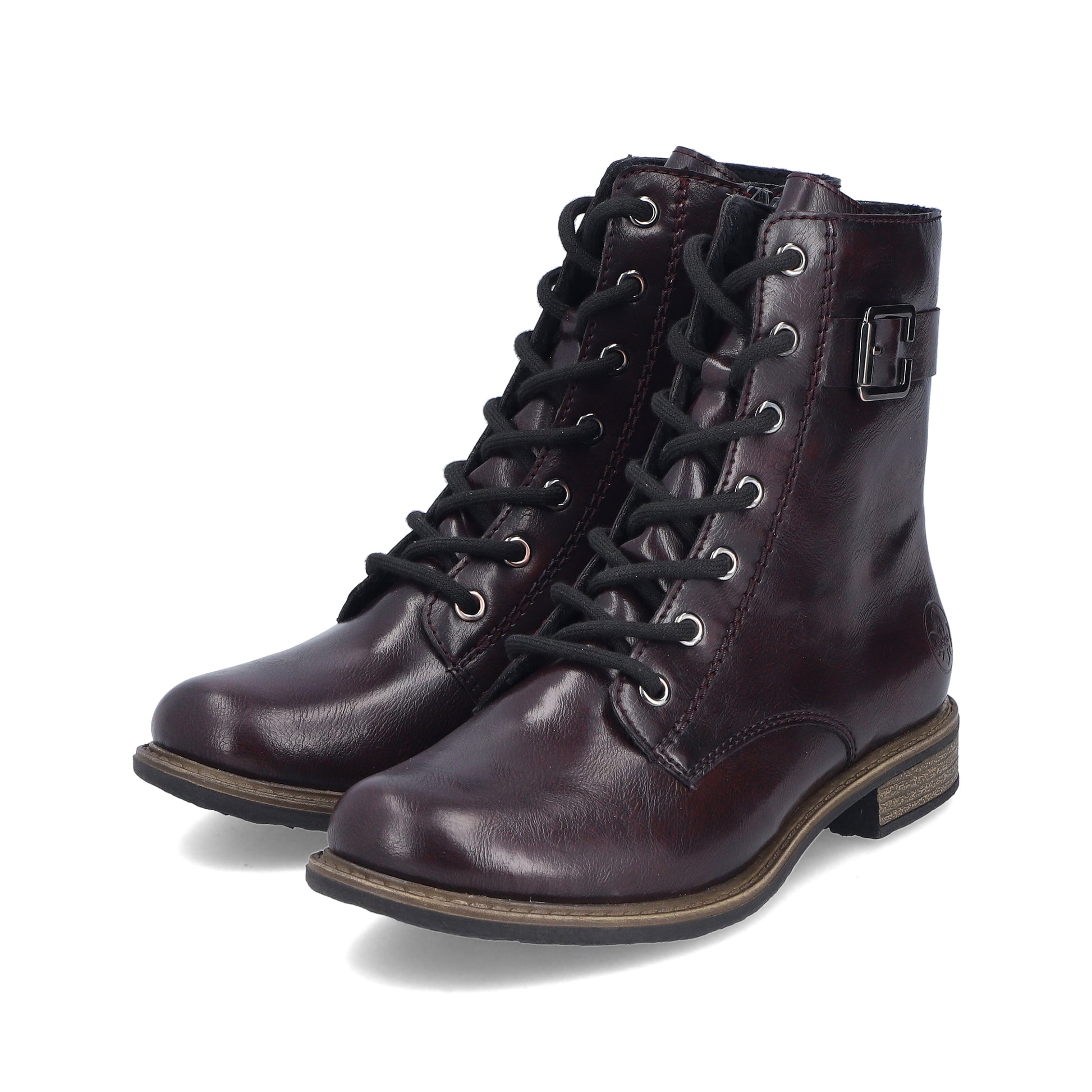 Red Zip Boots for Women | Rieker 74802-35