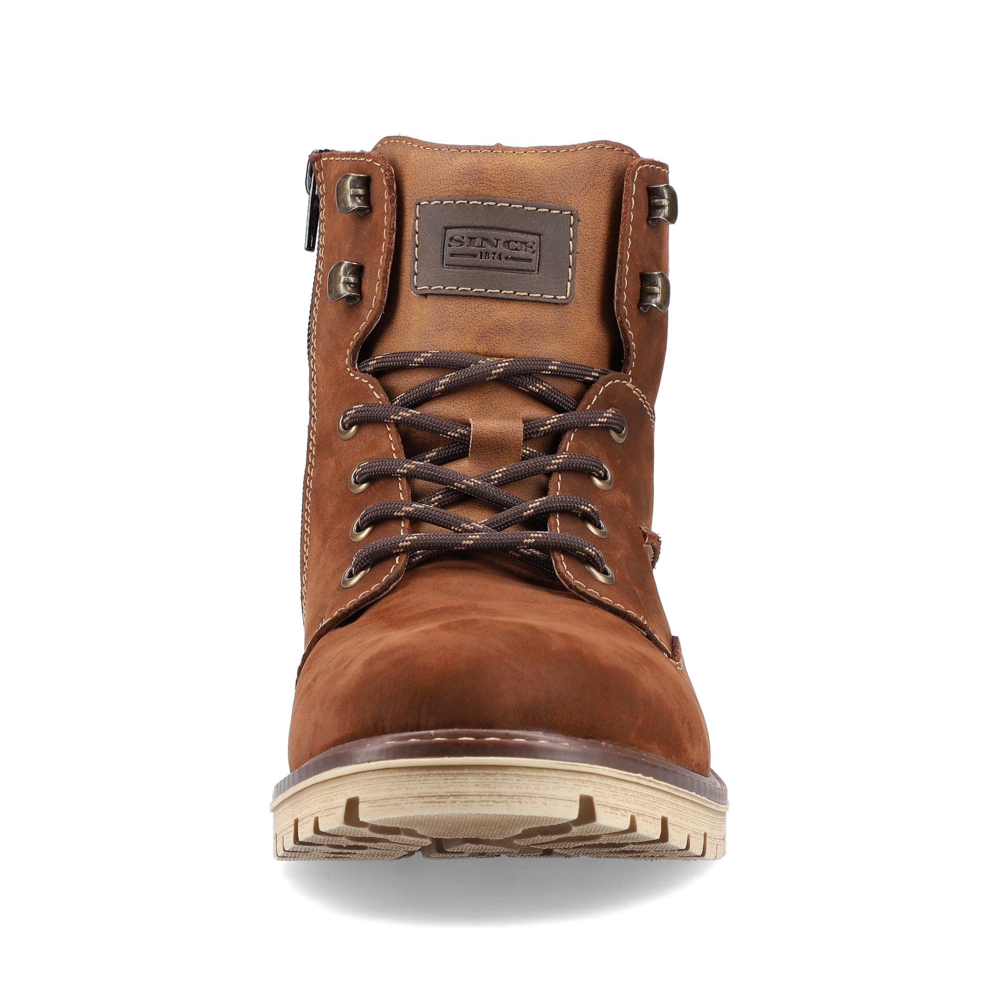 Brown Zip Boots for Men | Rieker F3613-22