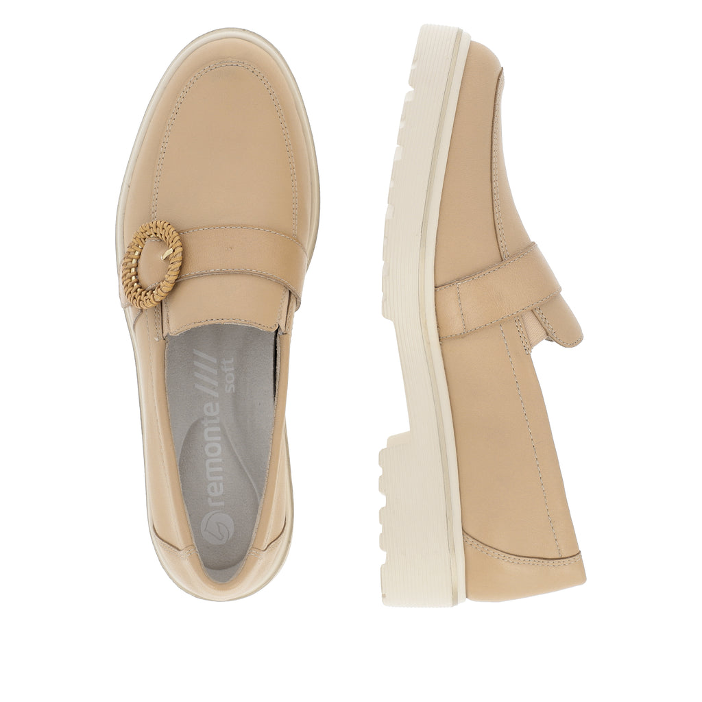 Brown Elasticated Shoes for Women | Remonte D1H00-20