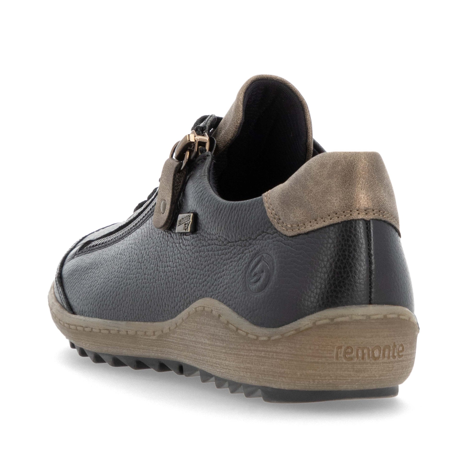 Black Zip Shoes for Women | Remonte R1402-08