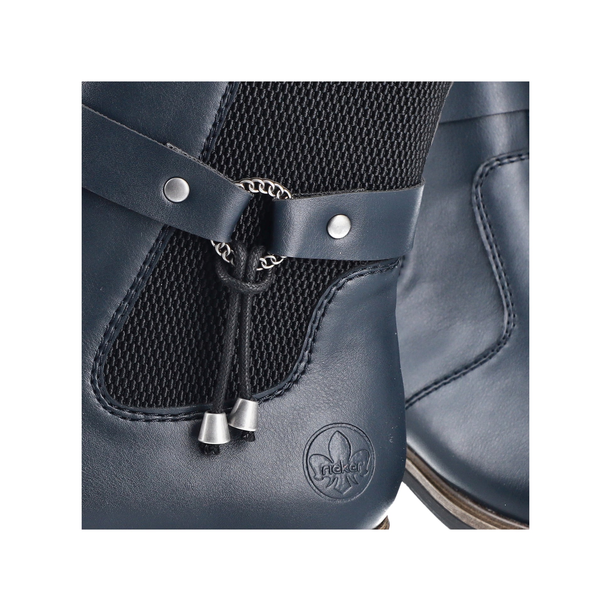 Blue Zip Boots for Women | Rieker 72258-14