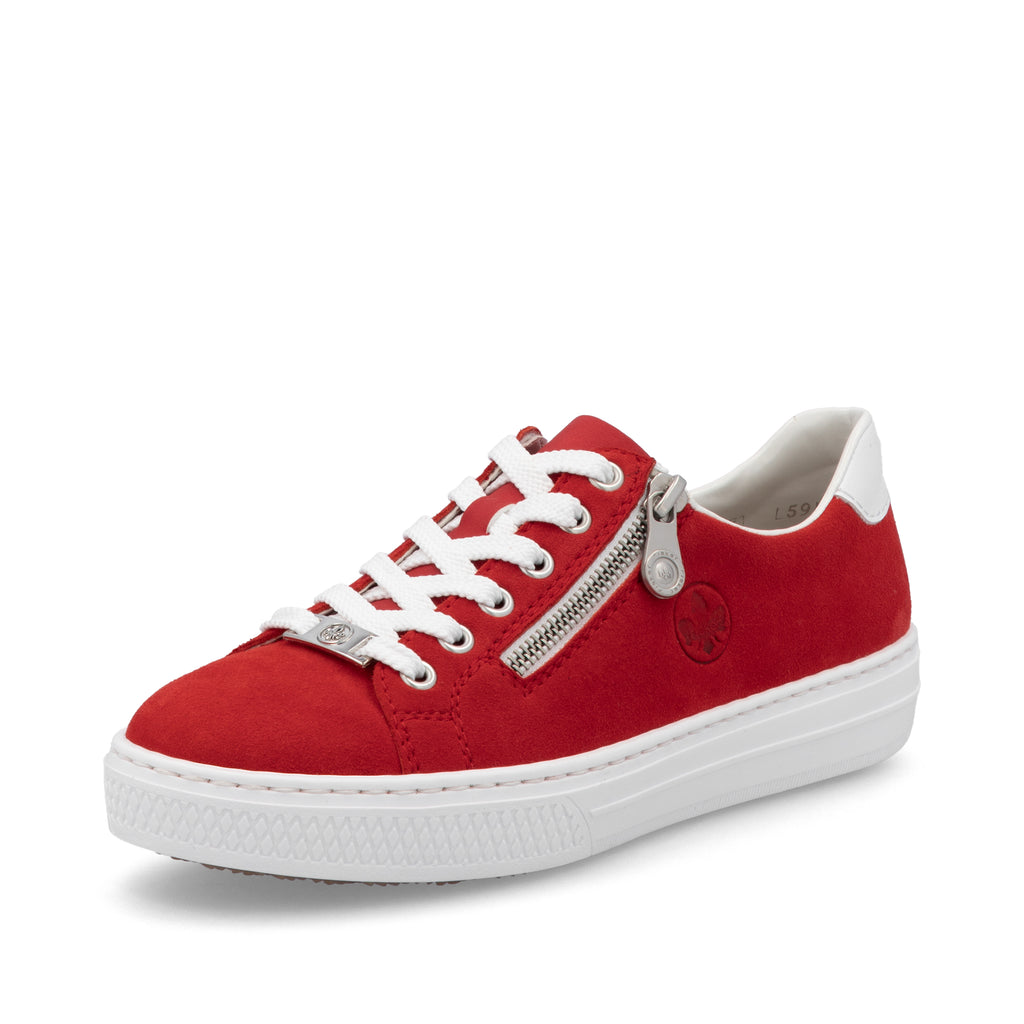Red Zip Shoes for Women | Rieker L59L1-33