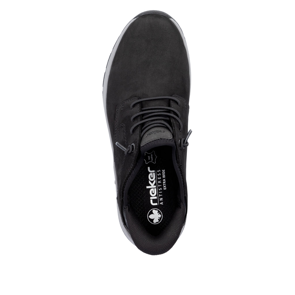Black Elasticated Shoes for Men | Rieker 11050-00