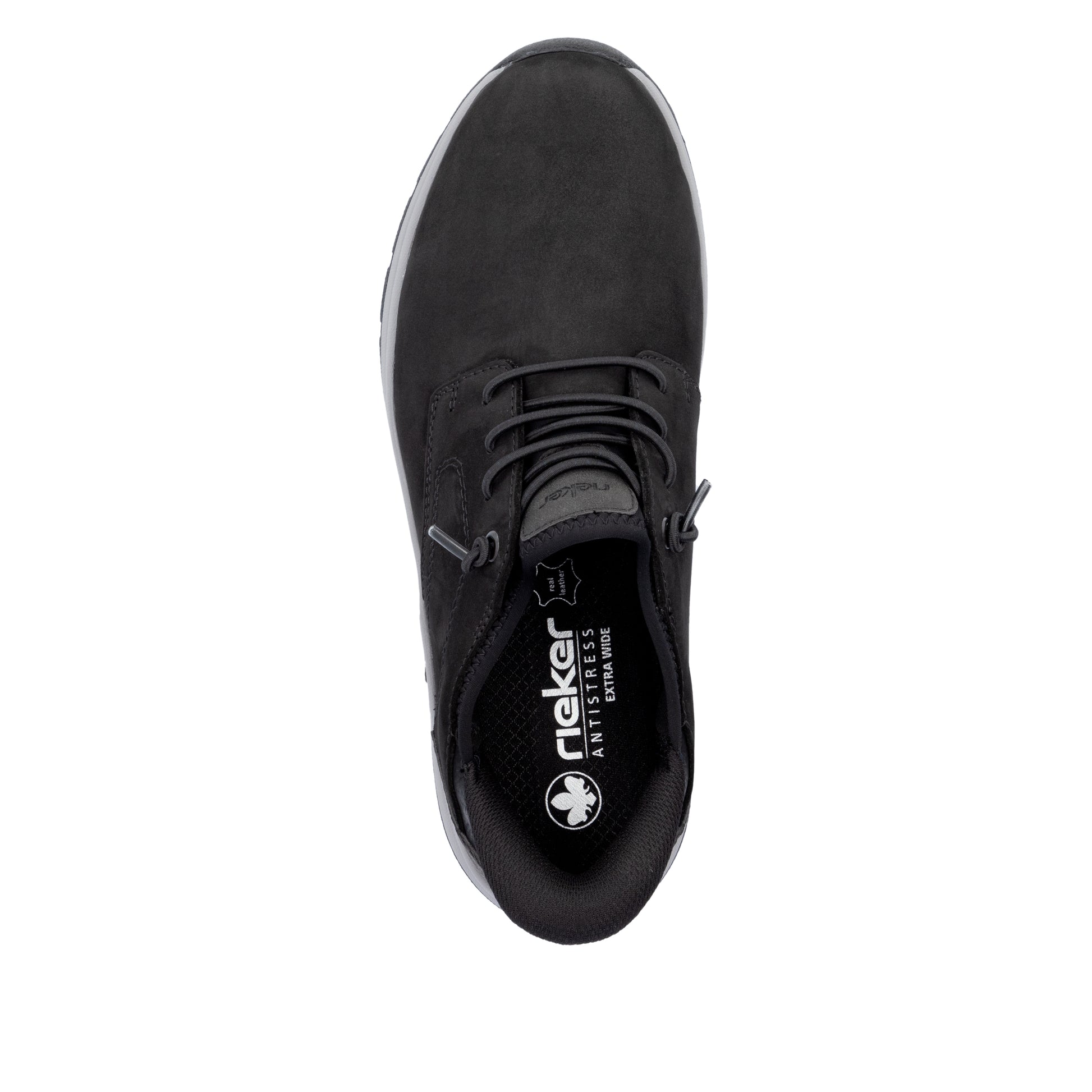 Black Elasticated Shoes for Men | Rieker 11050-00