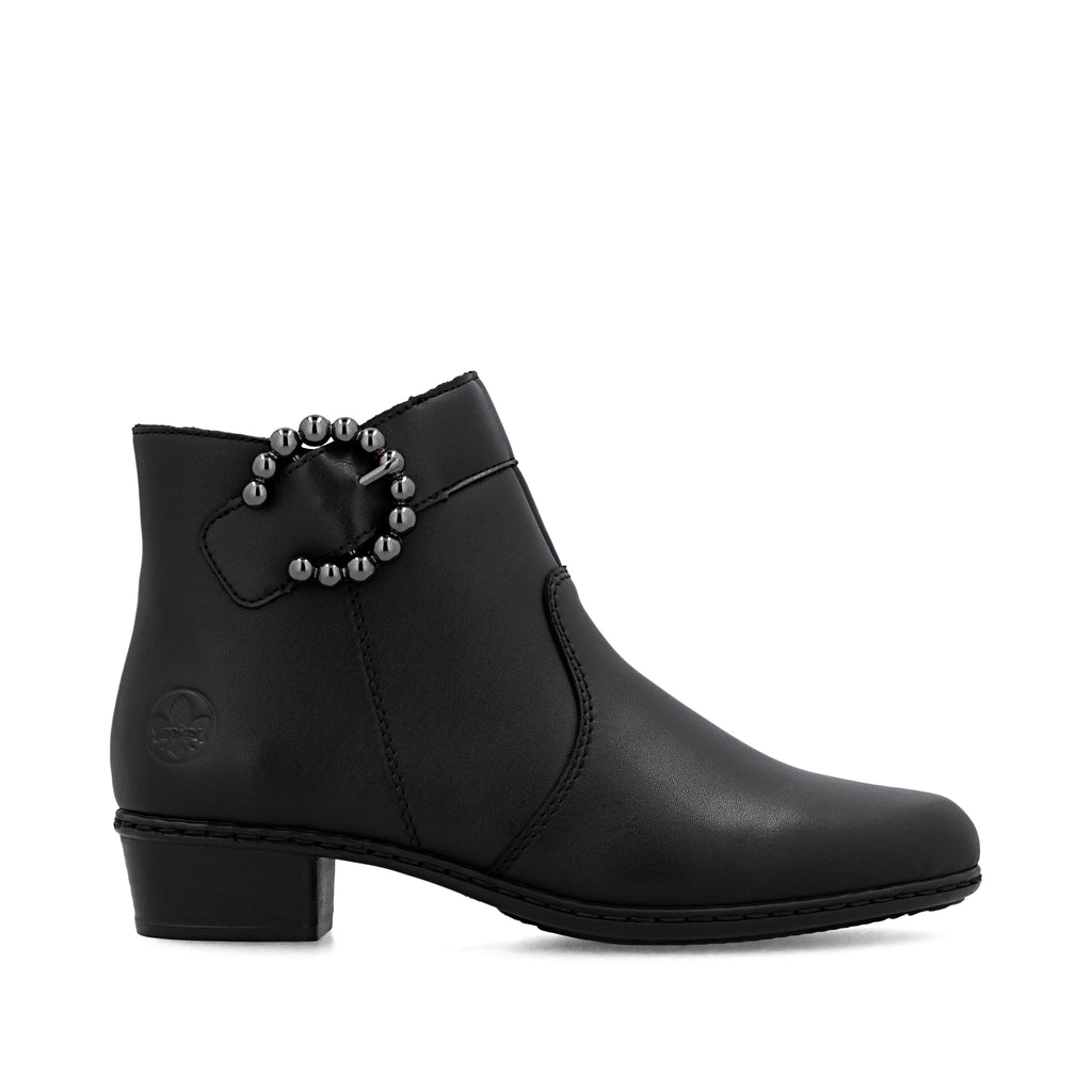 Black Zip Boots for Women | Rieker Y0797-00