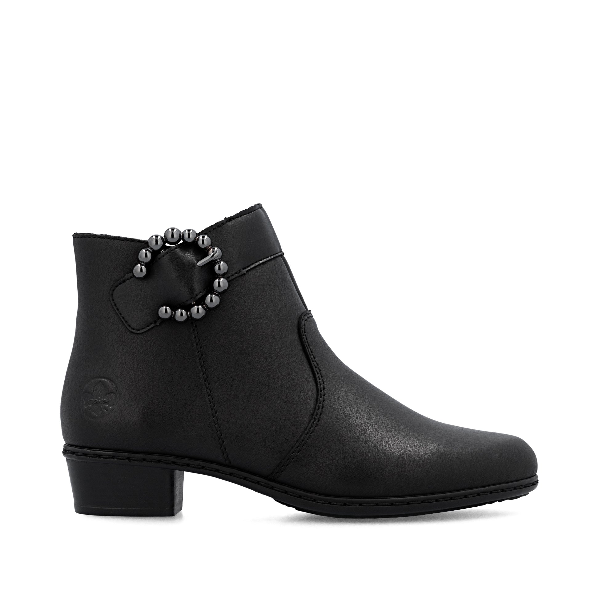 Black Zip Boots for Women | Rieker Y0797-00
