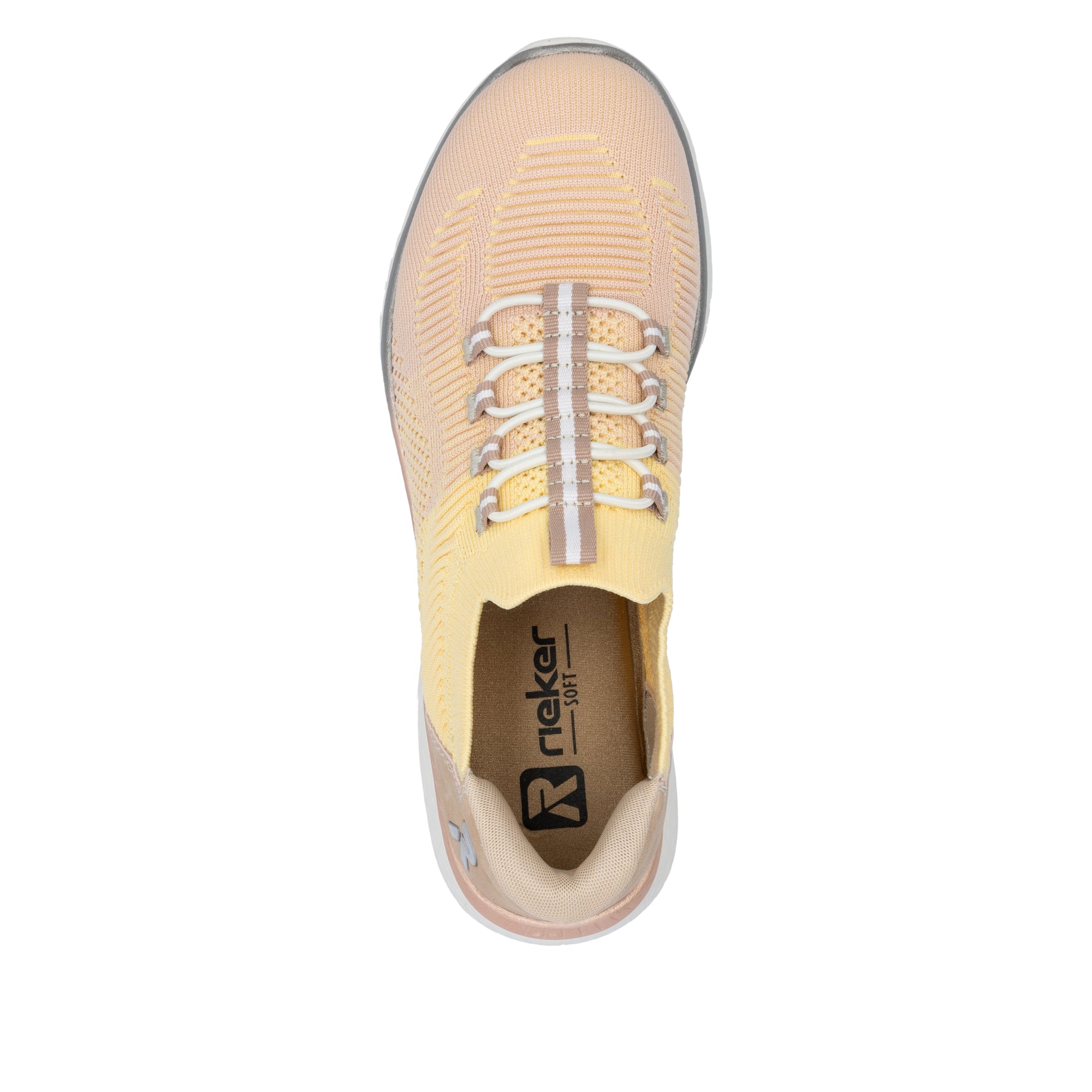 Yellow Elasticated Shoes for Women | Rieker M5066-68