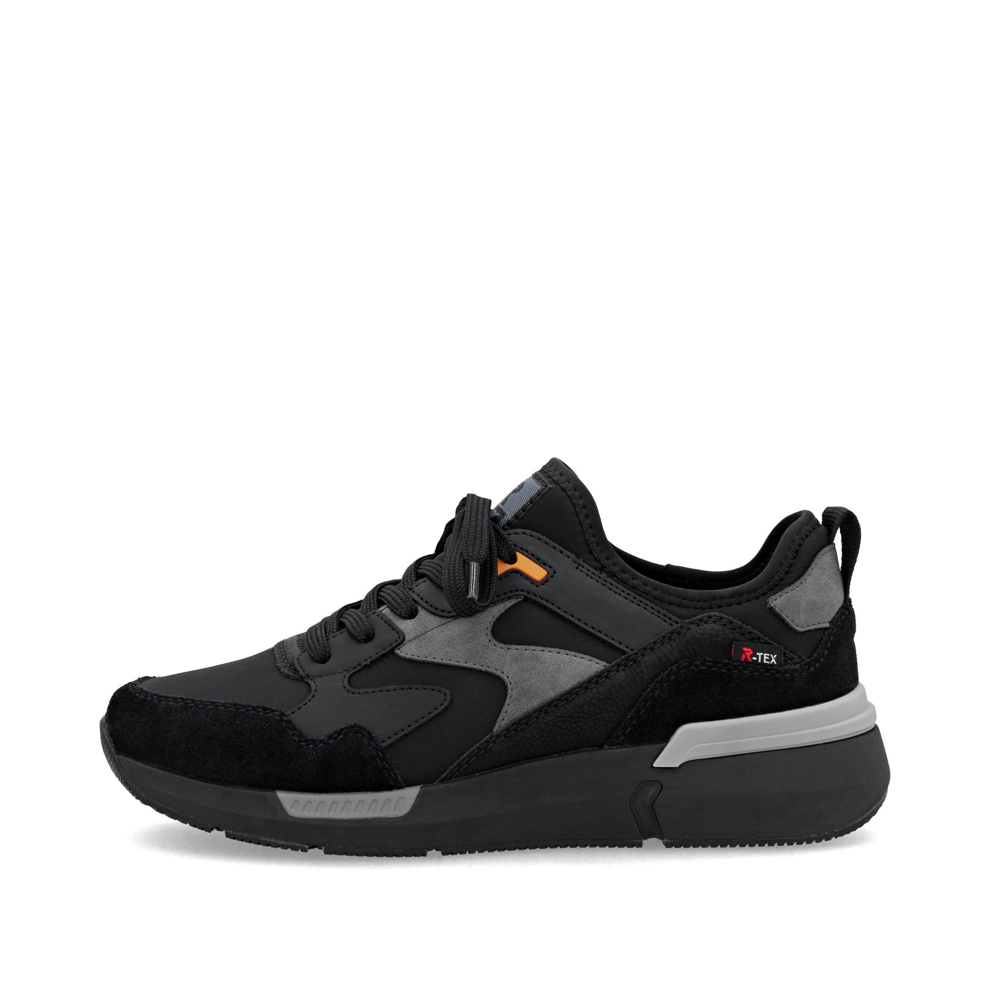 Black Elasticated Shoes for Men | Rieker U1403-01
