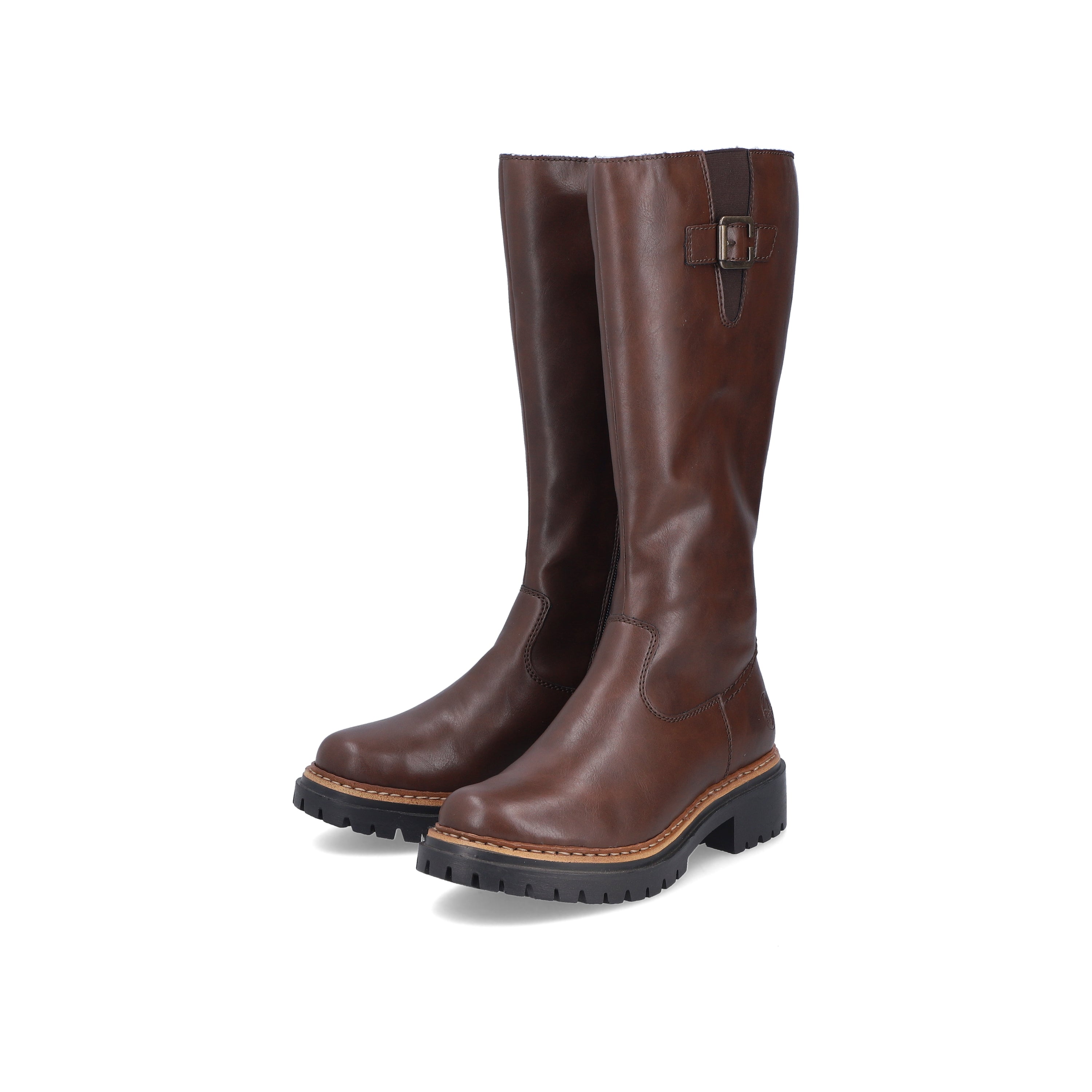 Brown Zip Boots for Women | Rieker 72694-25