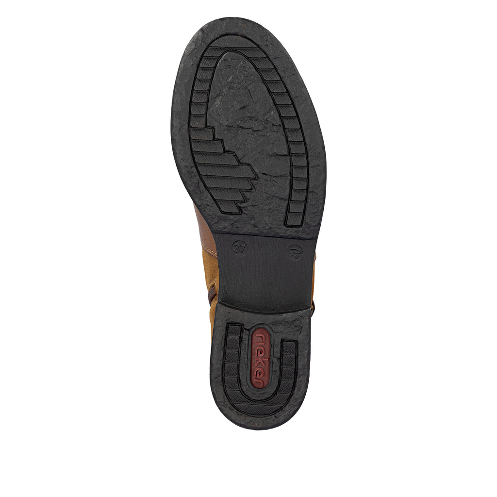 Brown Zip Boots for Women | Rieker Z4951-24