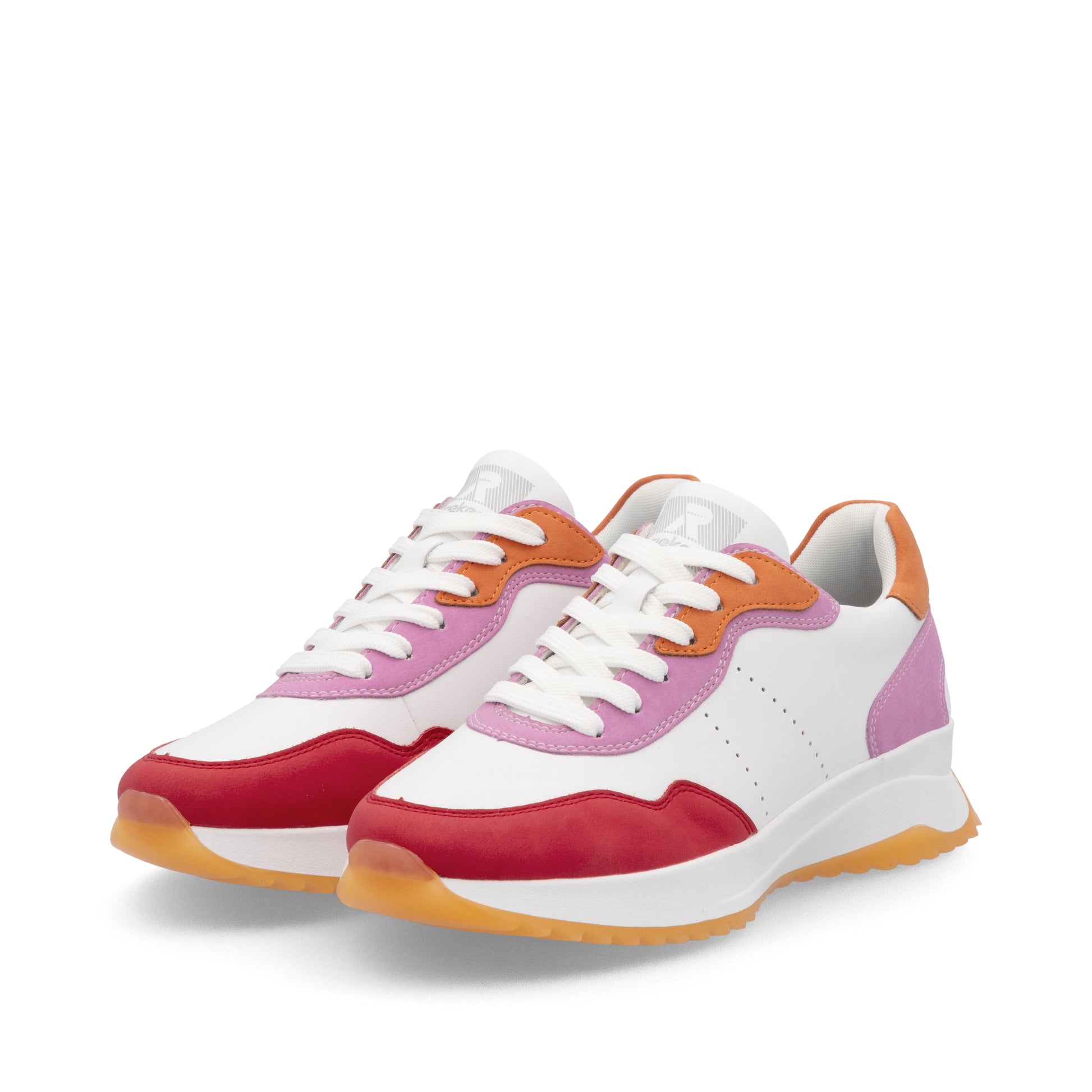 White Elasticated Shoes for Women | Rieker W1308-80