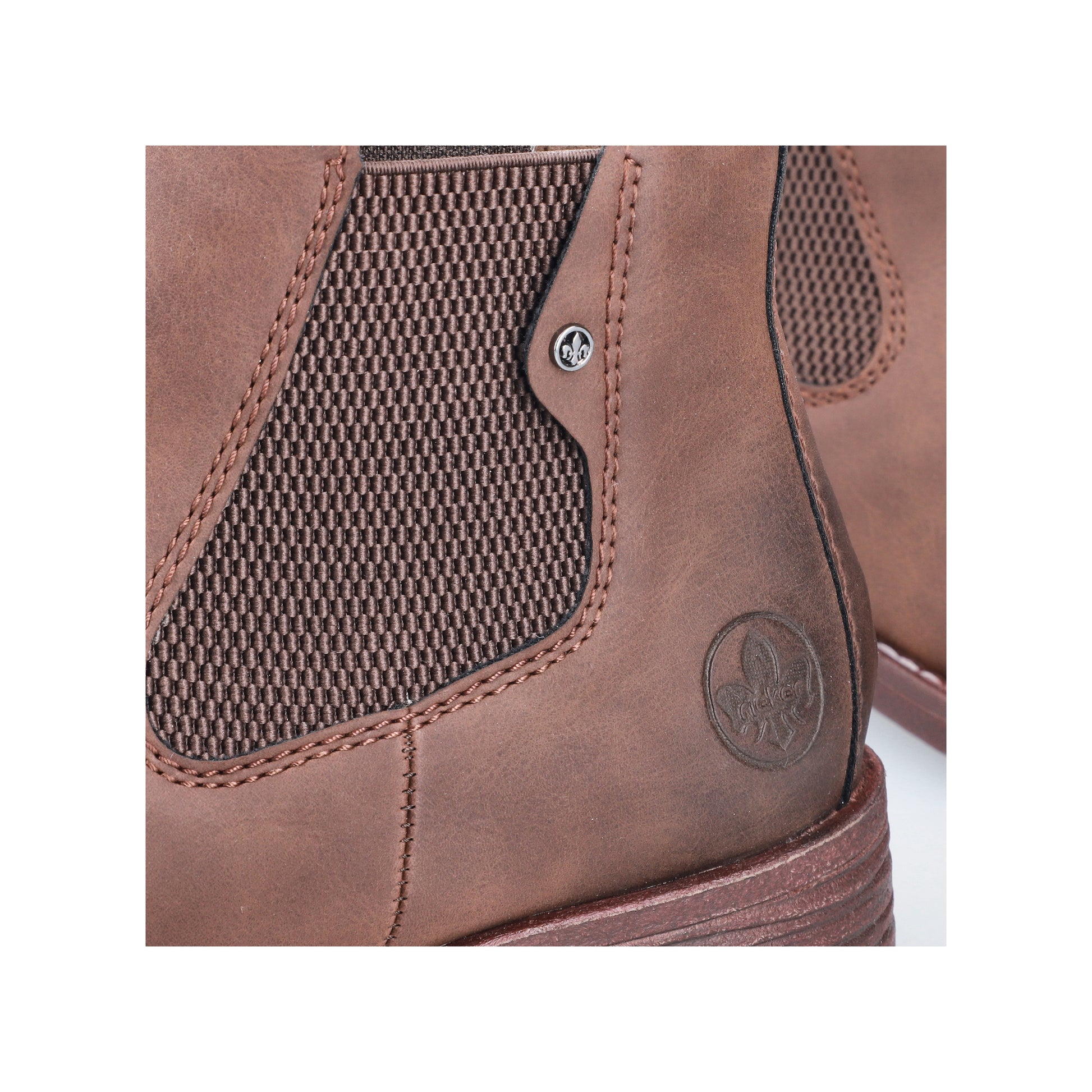 Brown Elasticated Boots for Women | Rieker 79450-24