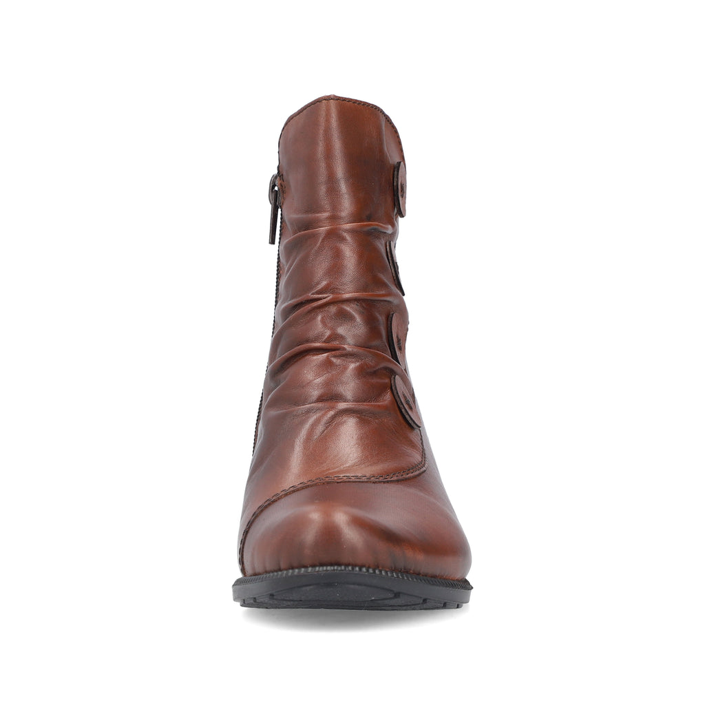 Brown Zip Boots for Women | Rieker 78659-22