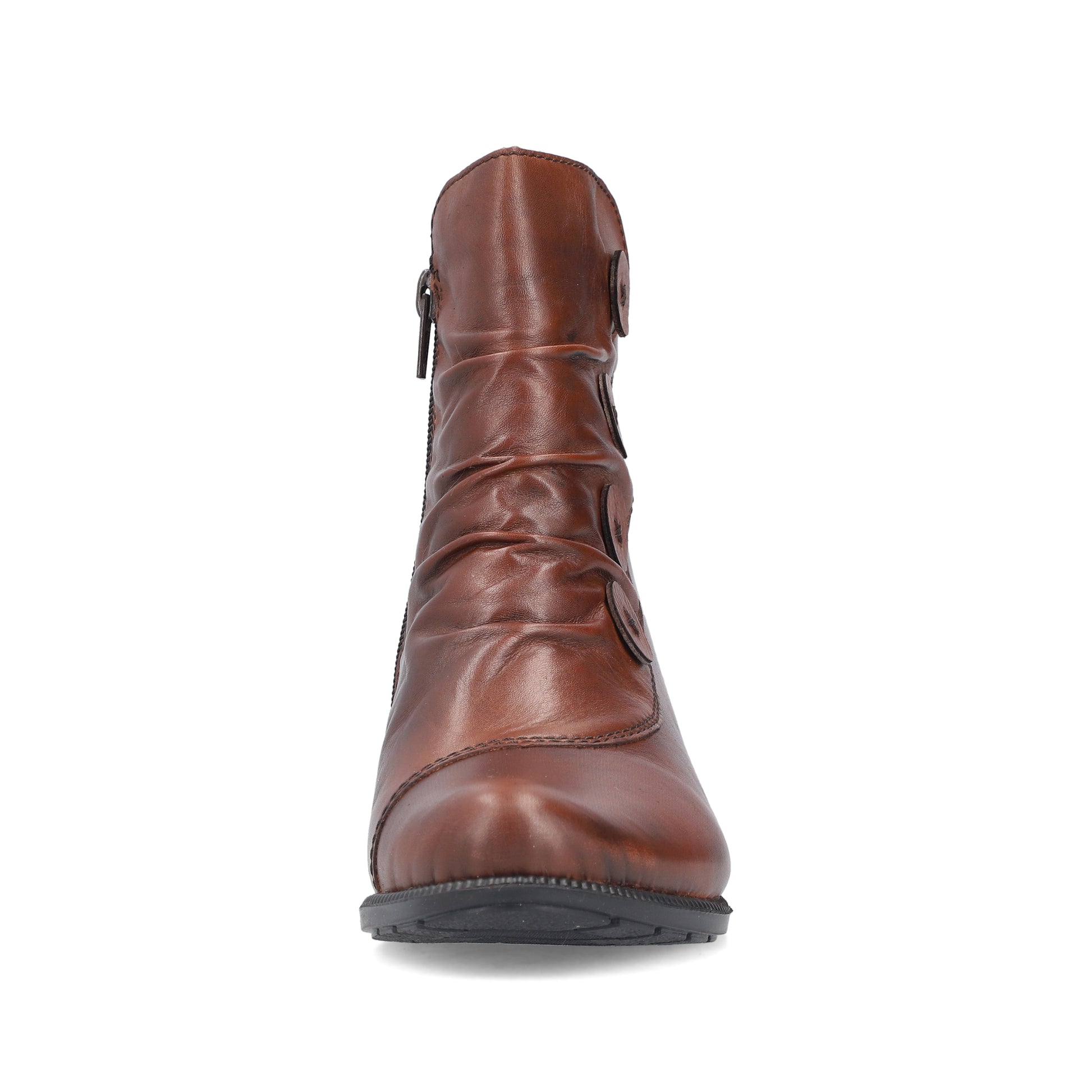 Brown Zip Boots for Women | Rieker 78659-22