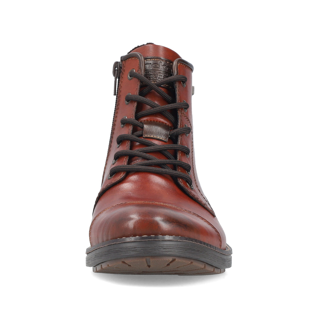Brown Zip Boots for Men | Rieker F4546-24