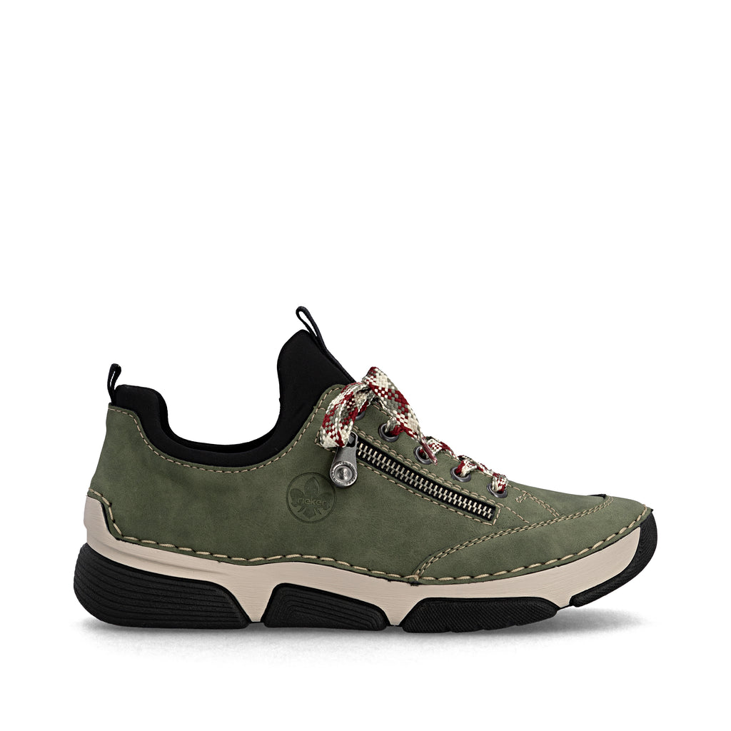 Green Elasticated Shoes for Women | Rieker 45973-54