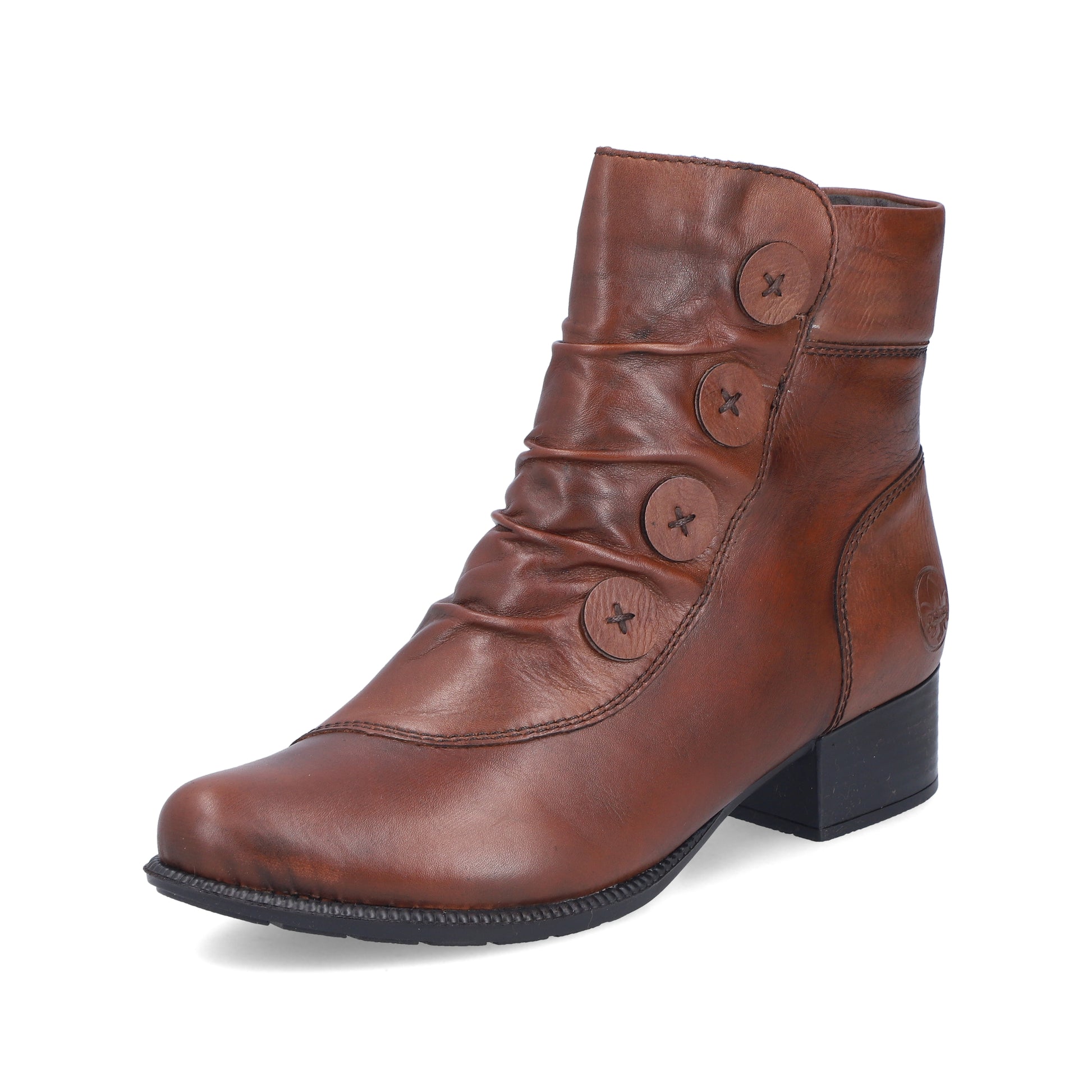 Brown Zip Boots for Women | Rieker 78659-22