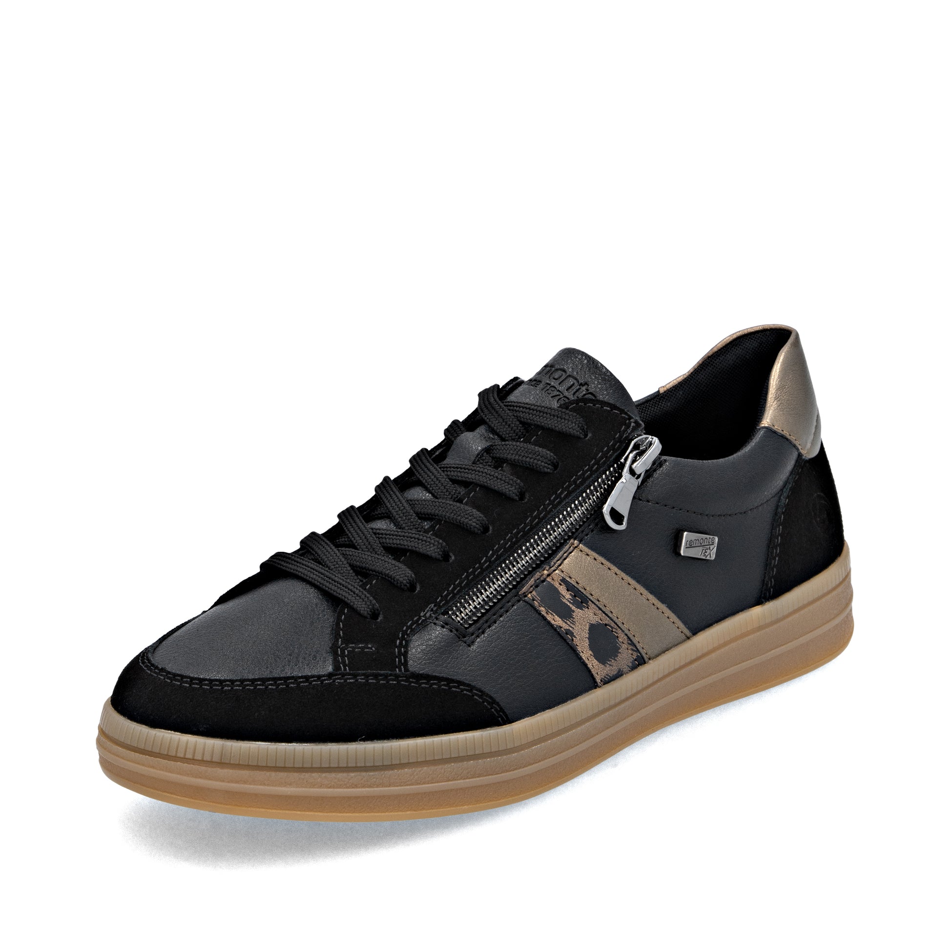 Black Zip Shoes for Women | Remonte D2C04-03
