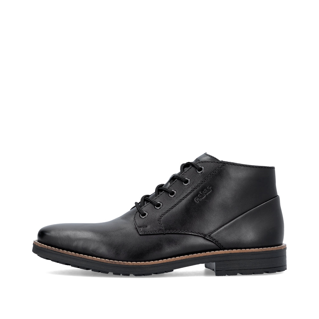 Black Elasticated Boots for Men | Rieker 33207-00
