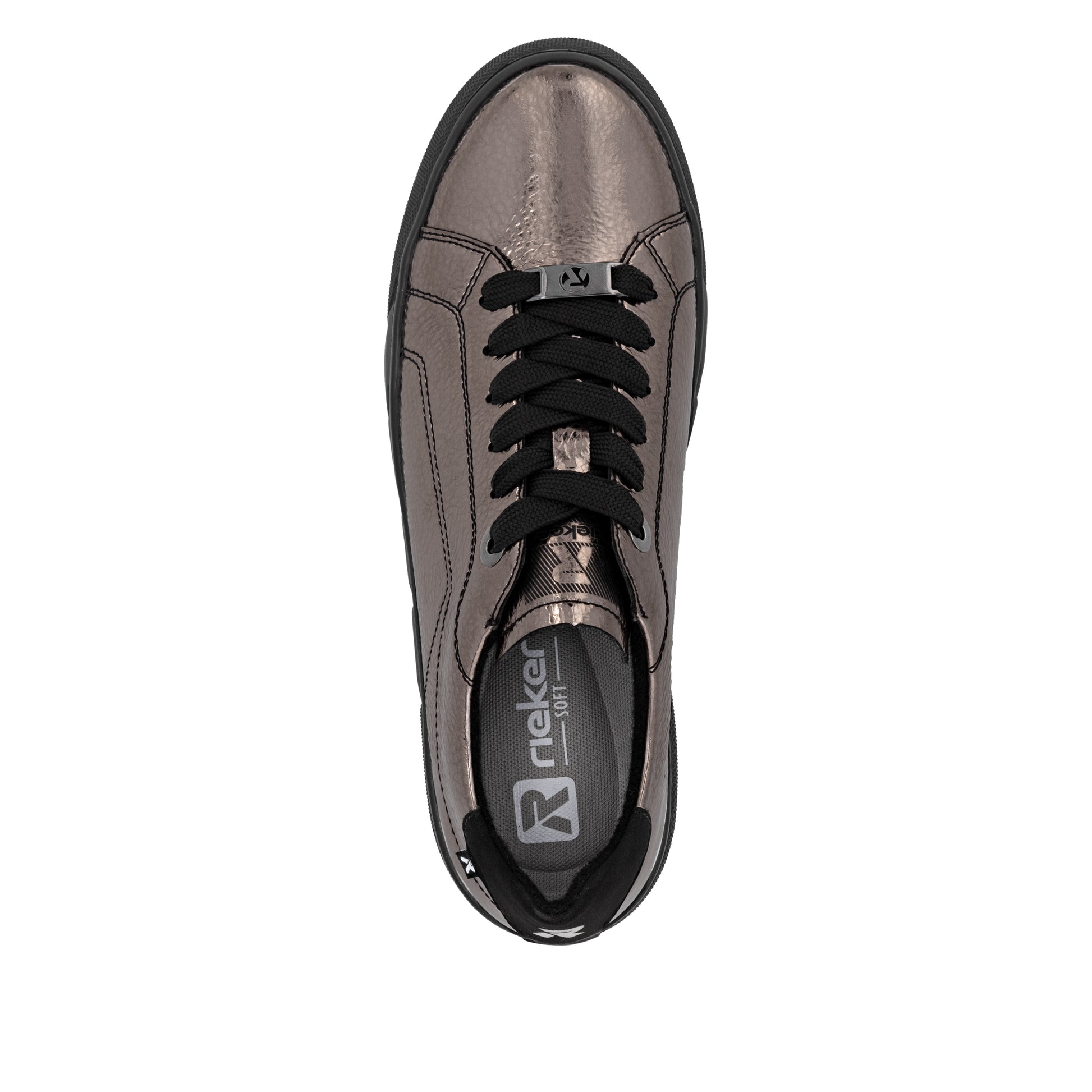 Metallic Elasticated Shoes for Women | Rieker W2601-91
