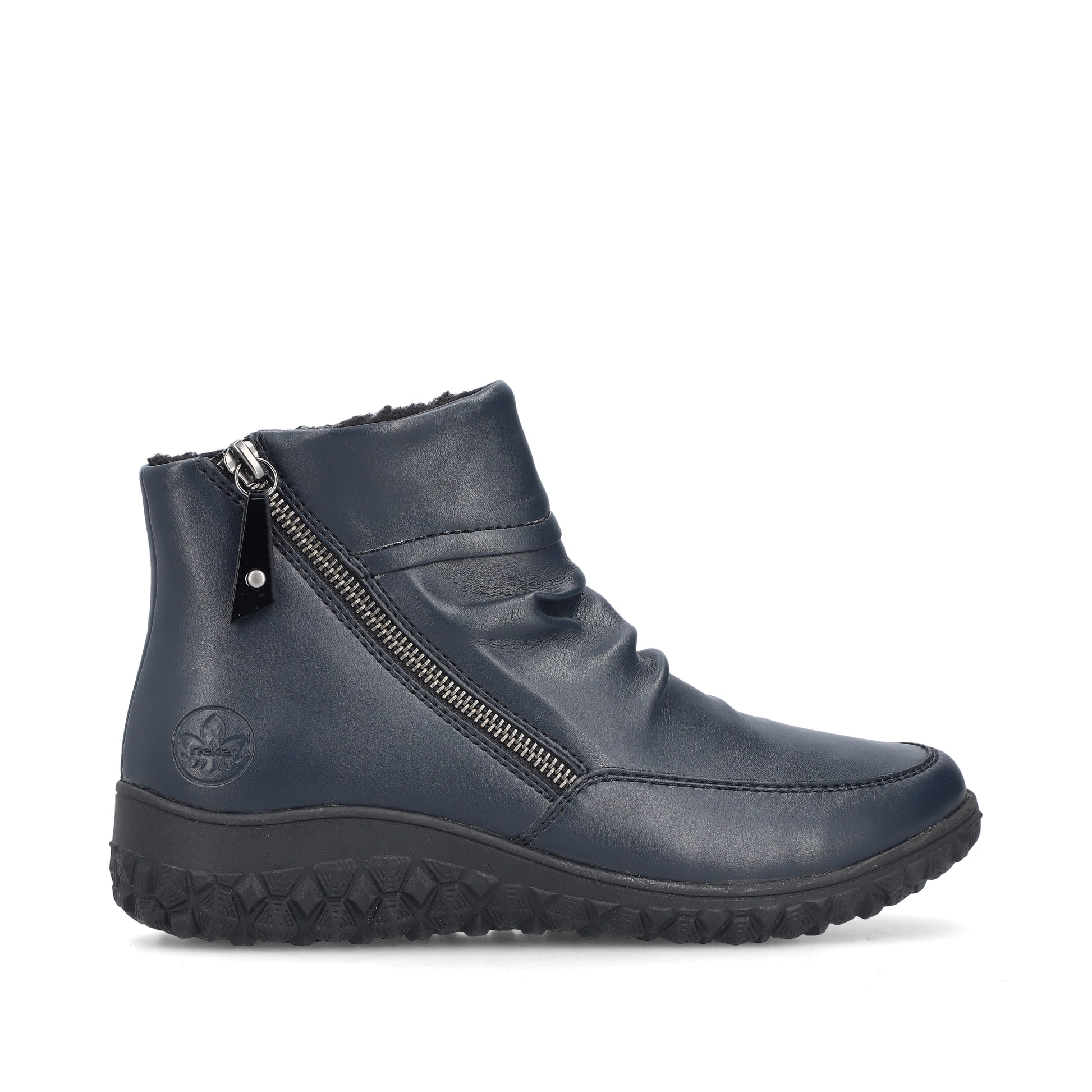 Blue Zip Boots for Women | Rieker 59585-14