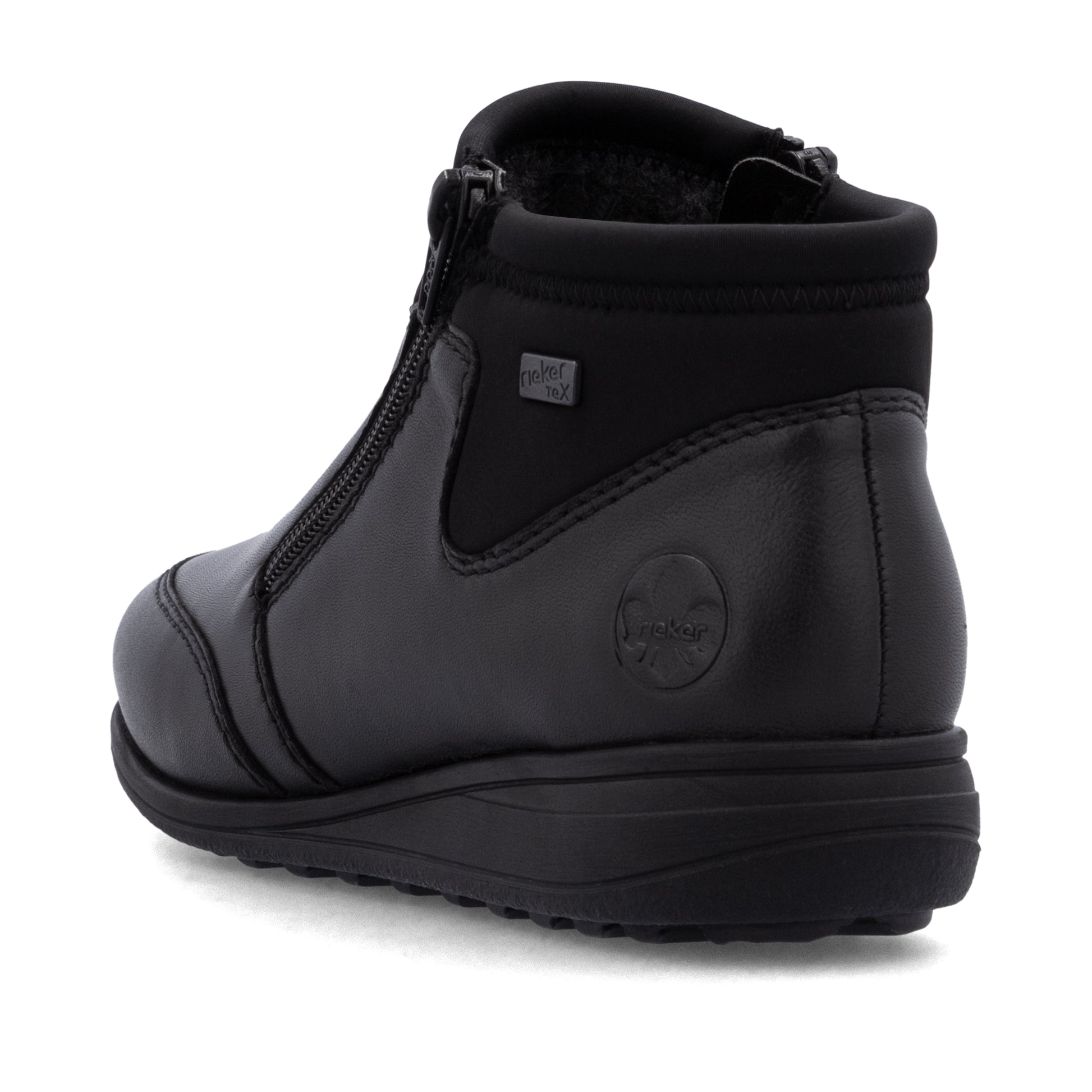 Black Zip Boots for Women | Rieker 47270-00