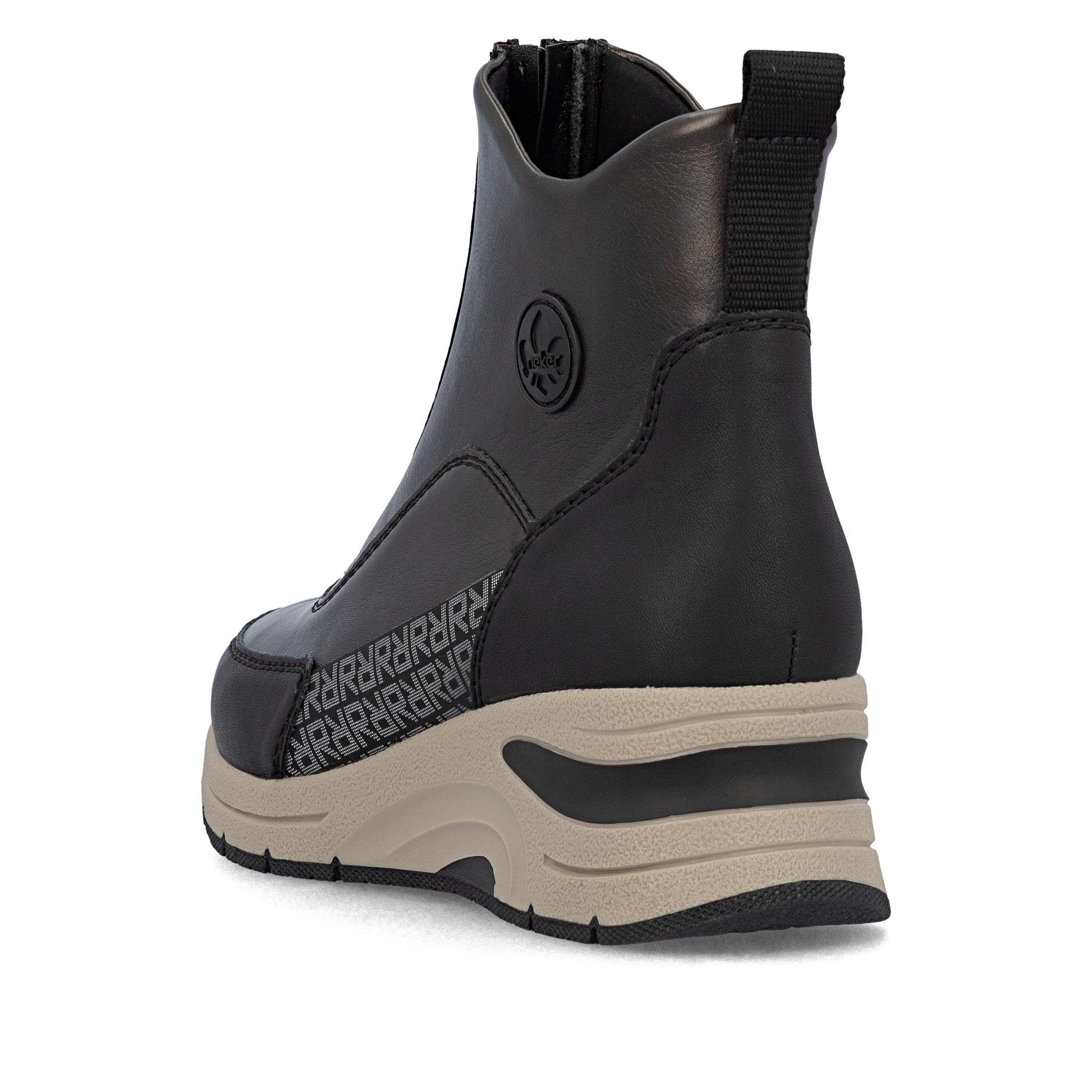 Brown Zip Boots for Women | Rieker N9381-60