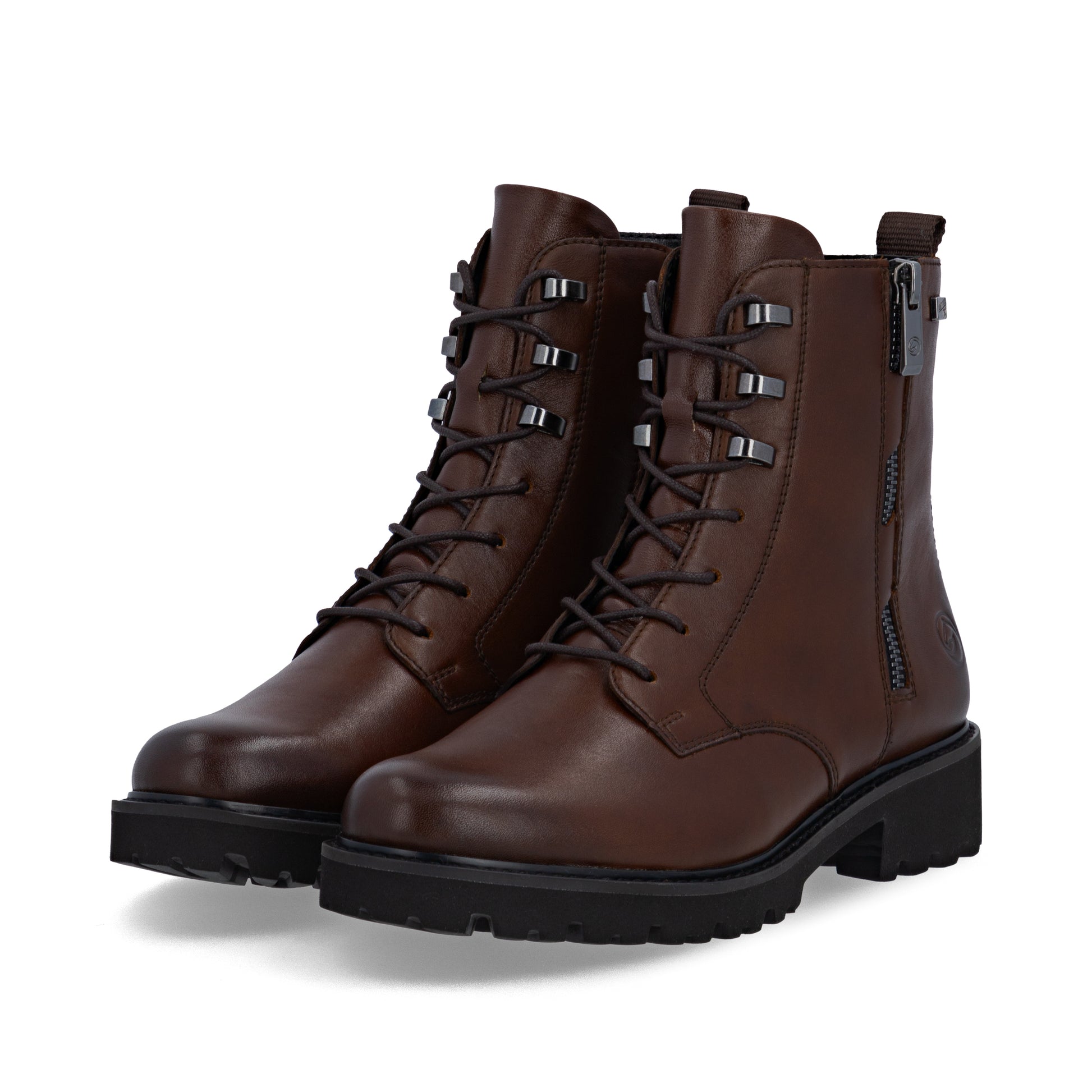 Brown Zip Boots for Women | Remonte D8656-25