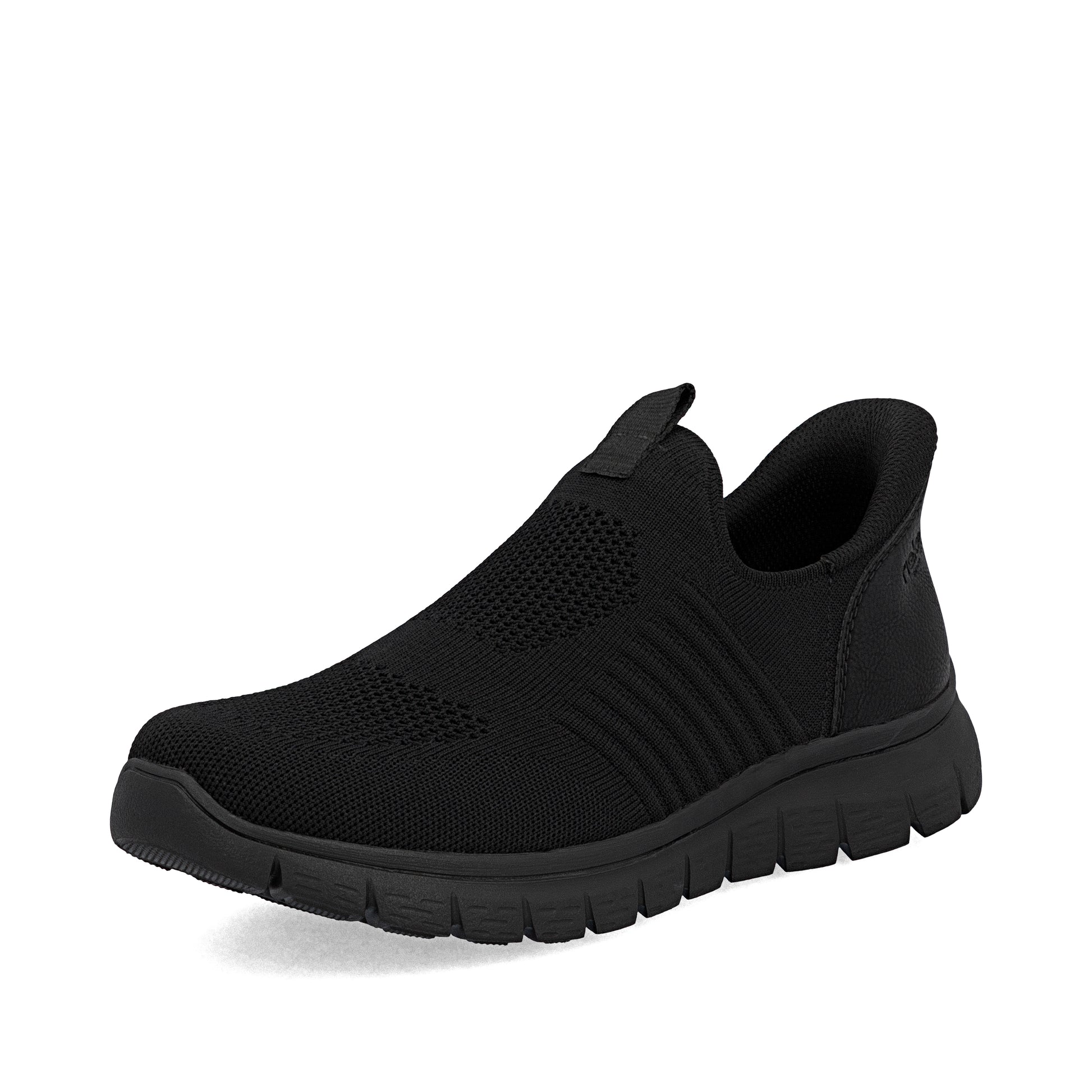 Black Elasticated Shoes for Men | Rieker B6659-01