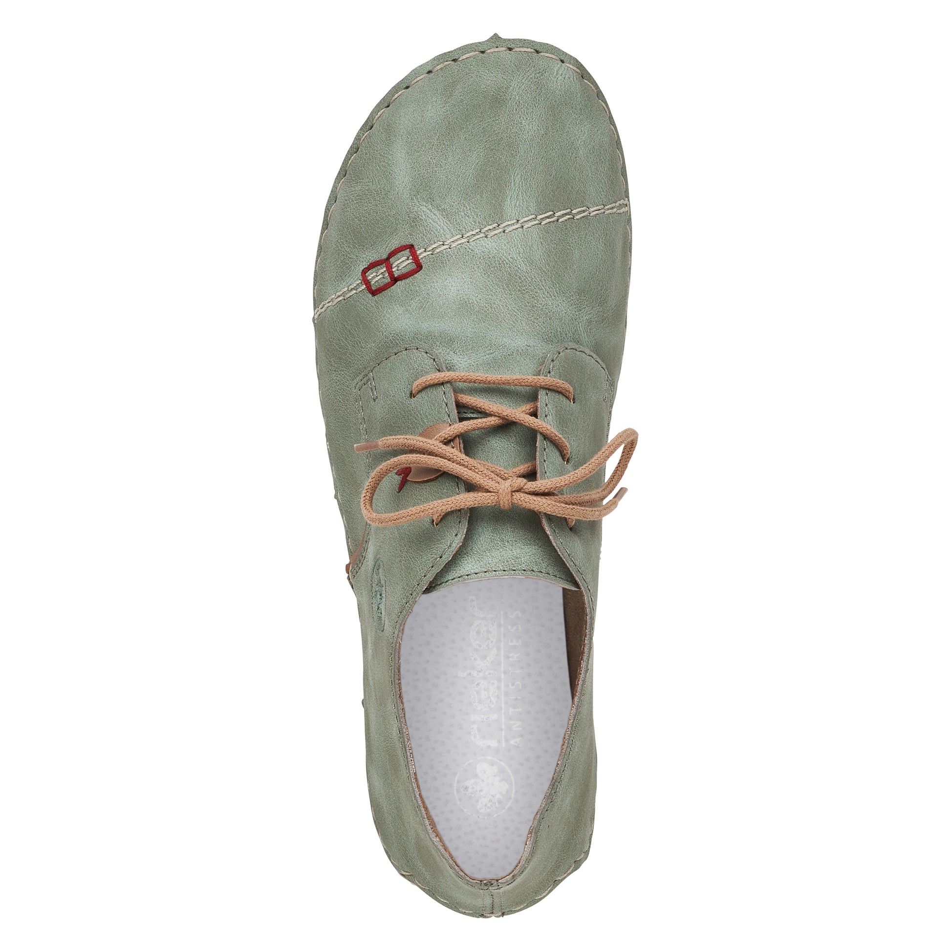 Green Elasticated Shoes for Women | Rieker 52528-52