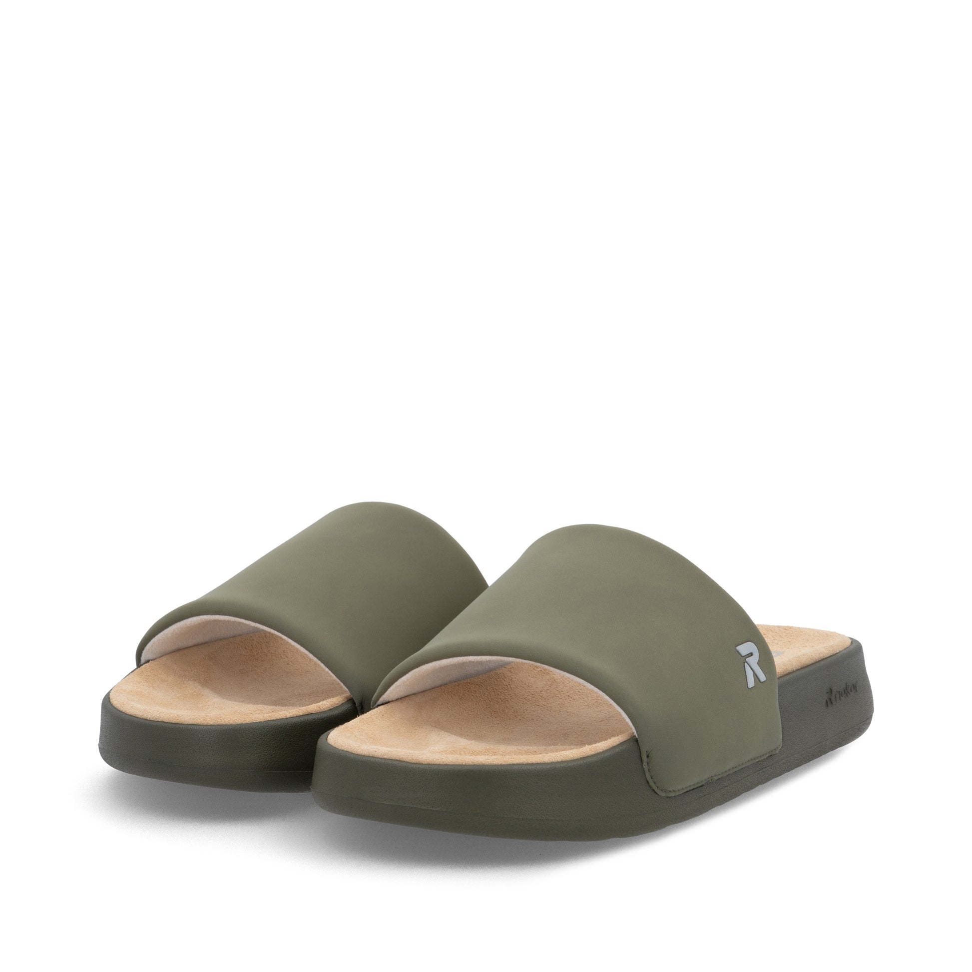 Green Slip-On Sandals for Men | Rieker U3250-54