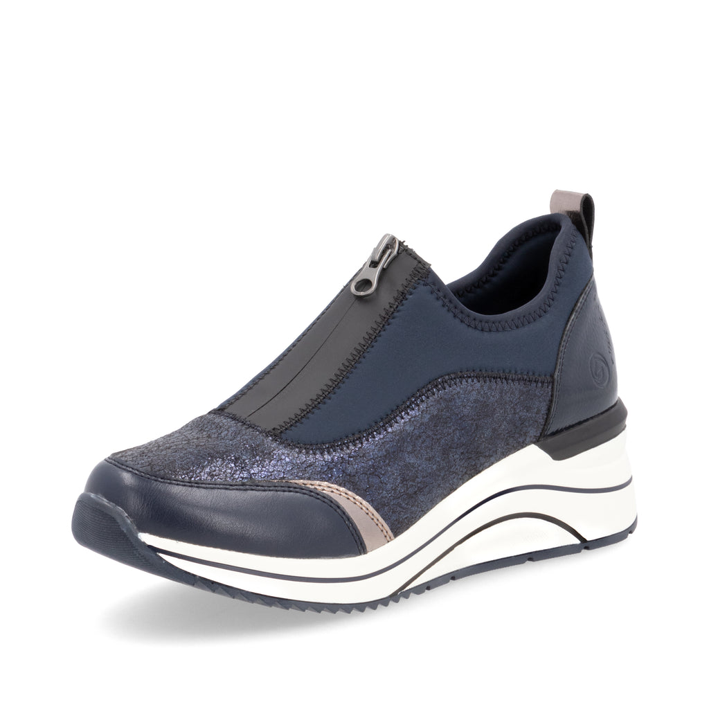 Blue Zip Shoes for Women | Remonte D0T08-12