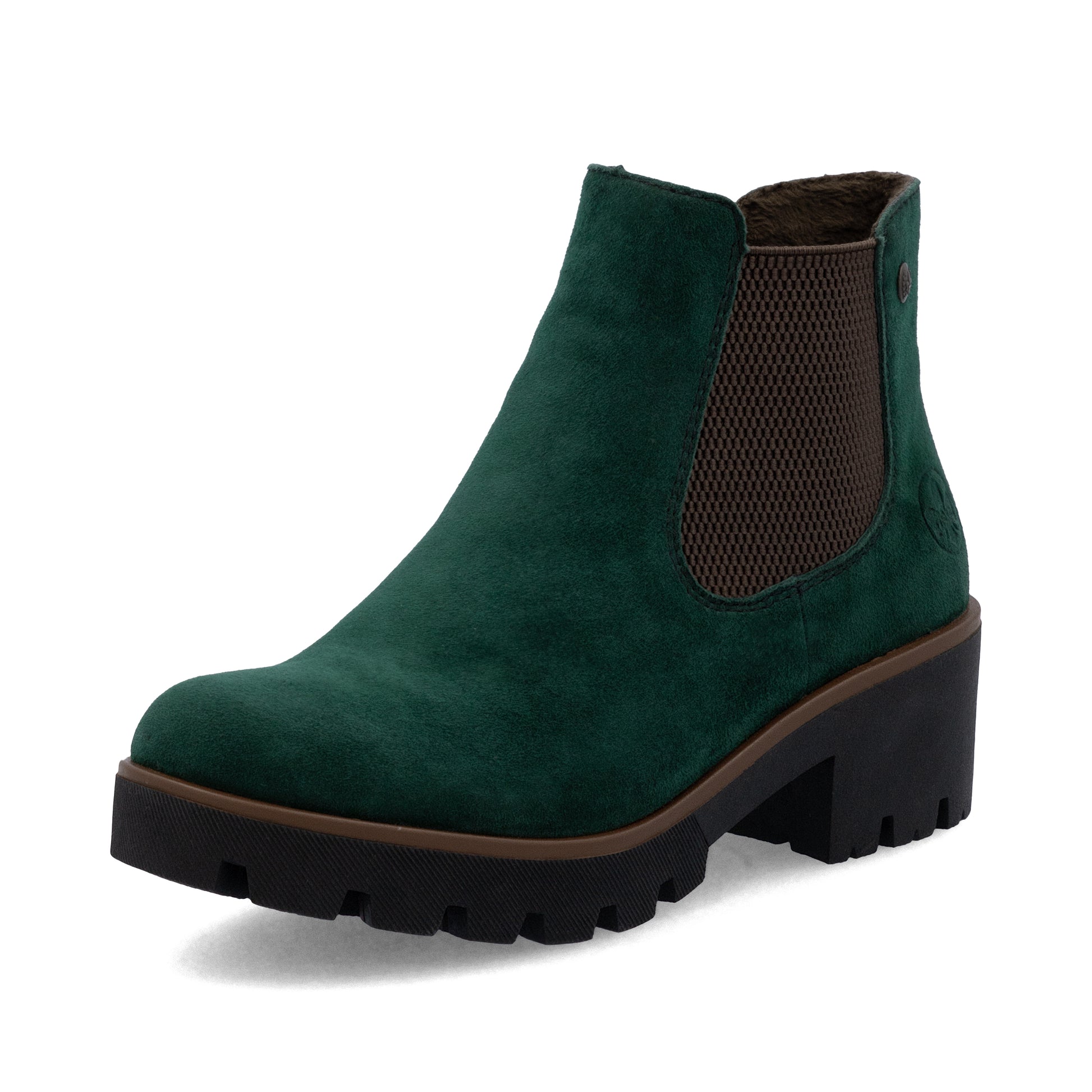 Green Elasticated Boots for Women | Rieker 79265-55