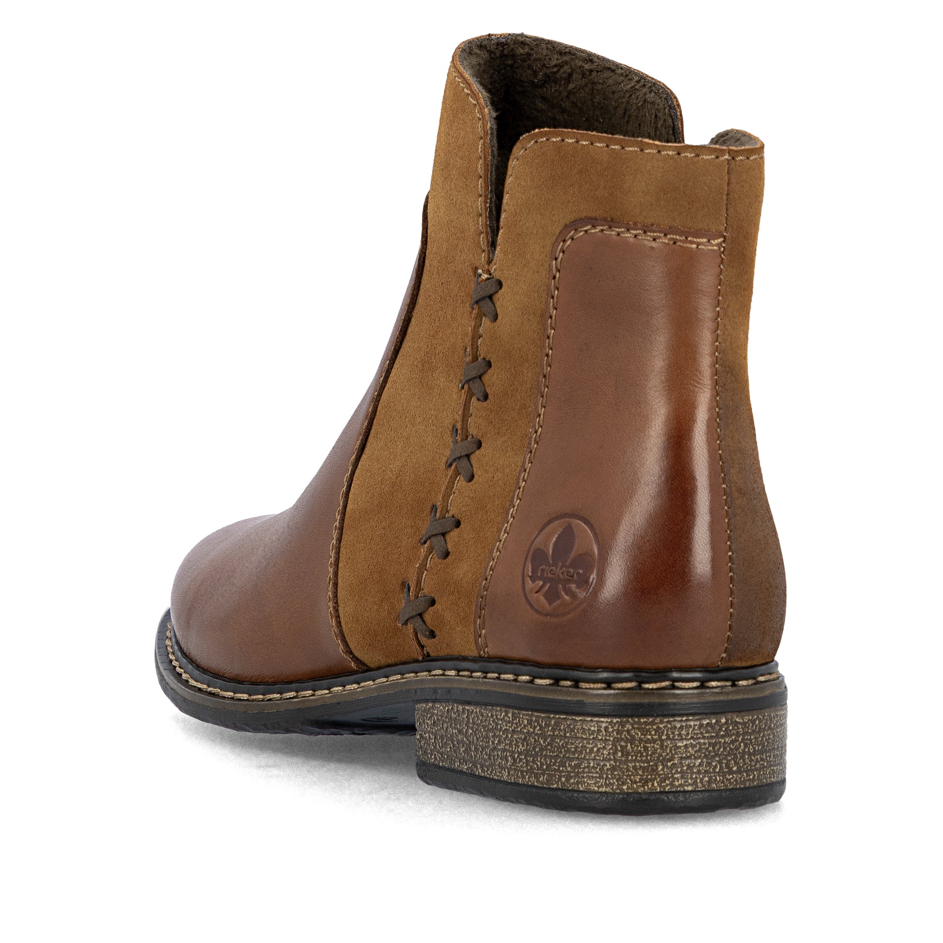 Brown Zip Boots for Women | Rieker Z4951-24