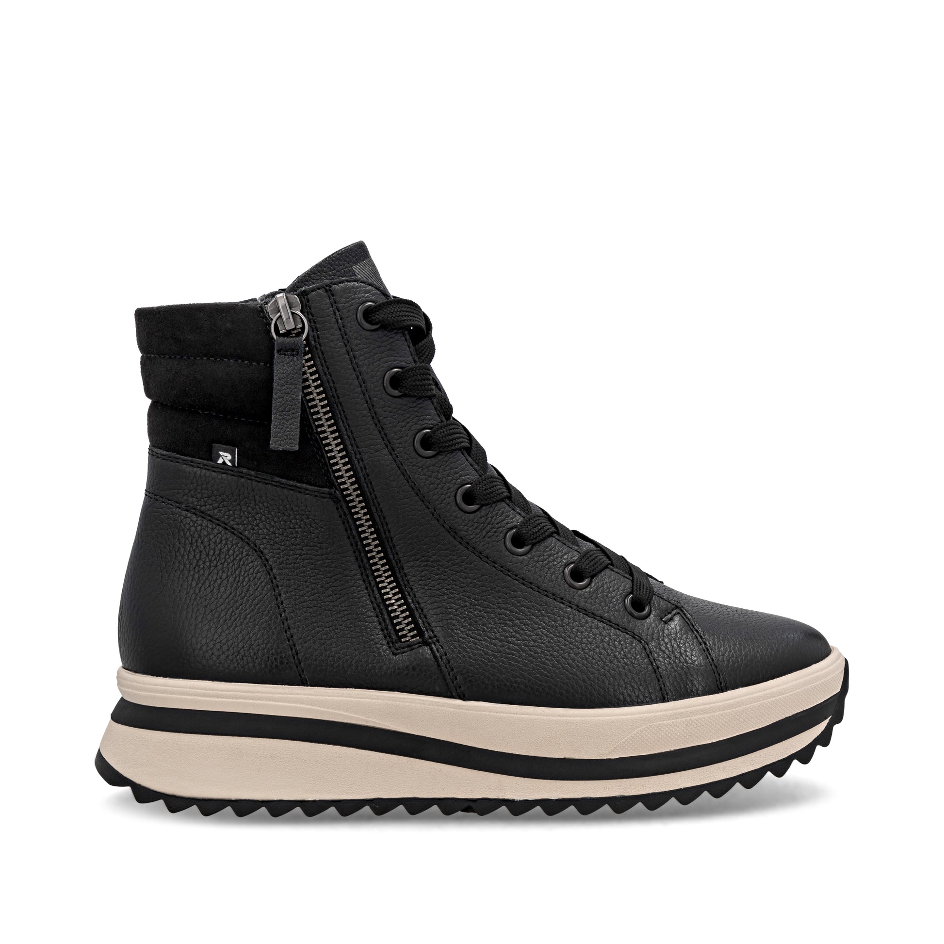 Black Zip Boots for Women | Rieker Sport W3870-00