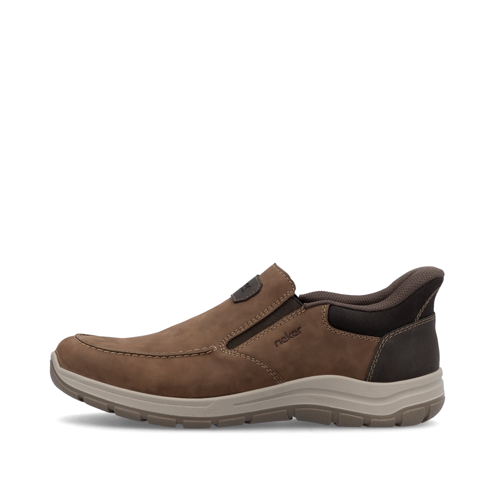 Brown Elasticated Shoes for Men | Rieker 03655-24