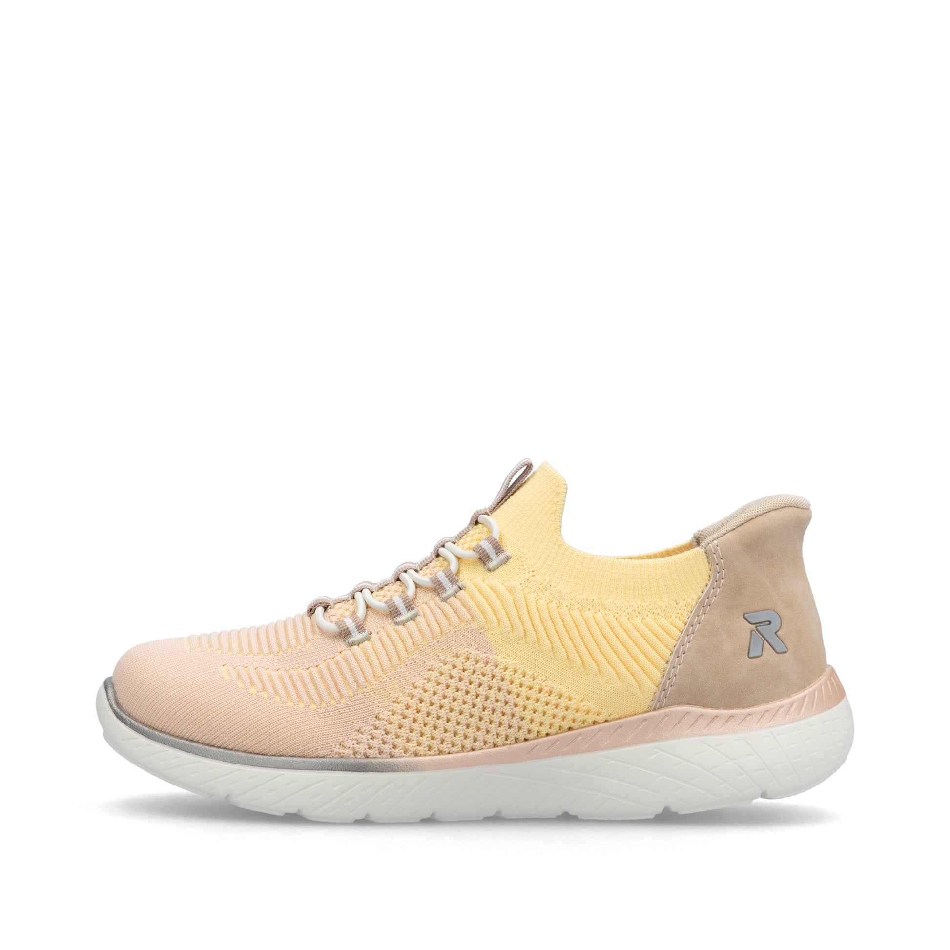 Yellow Elasticated Shoes for Women | Rieker M5066-68