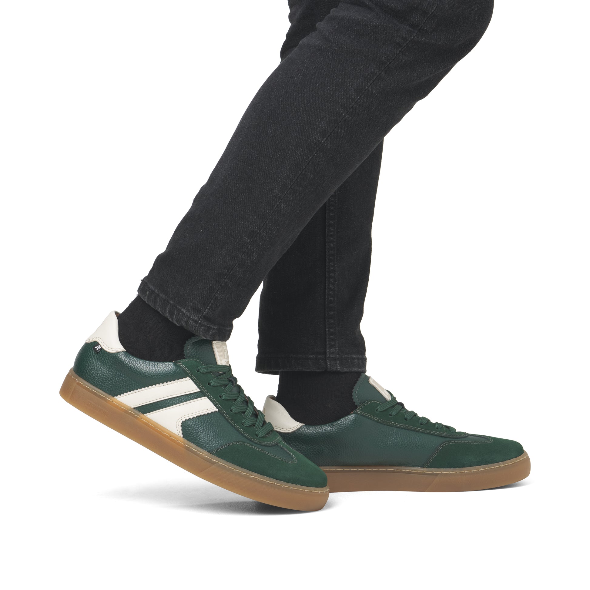 Green Elasticated Shoes for Men | Rieker Sport U0707-54