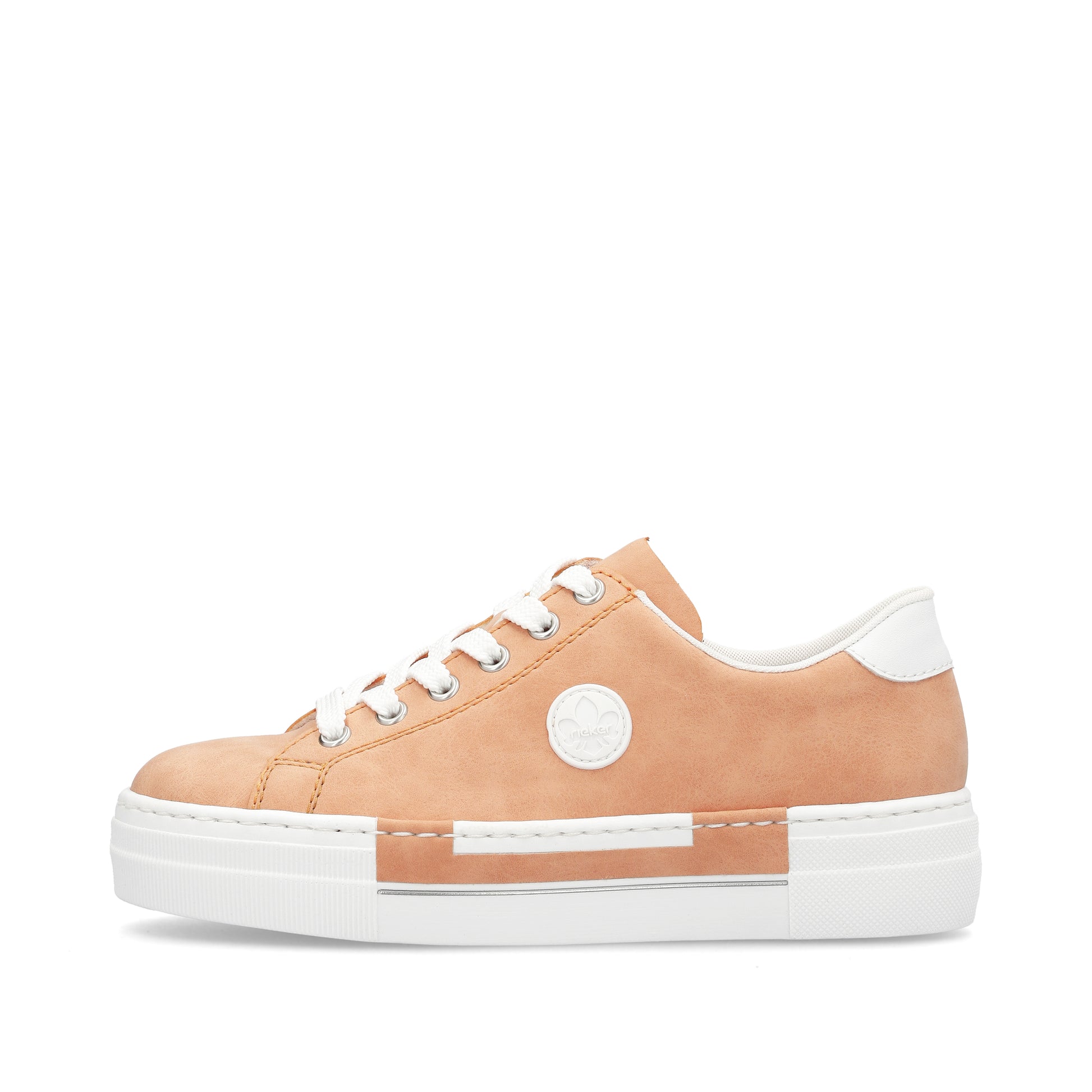 Orange Lace-Up Shoes for Women | Rieker N49W1-38