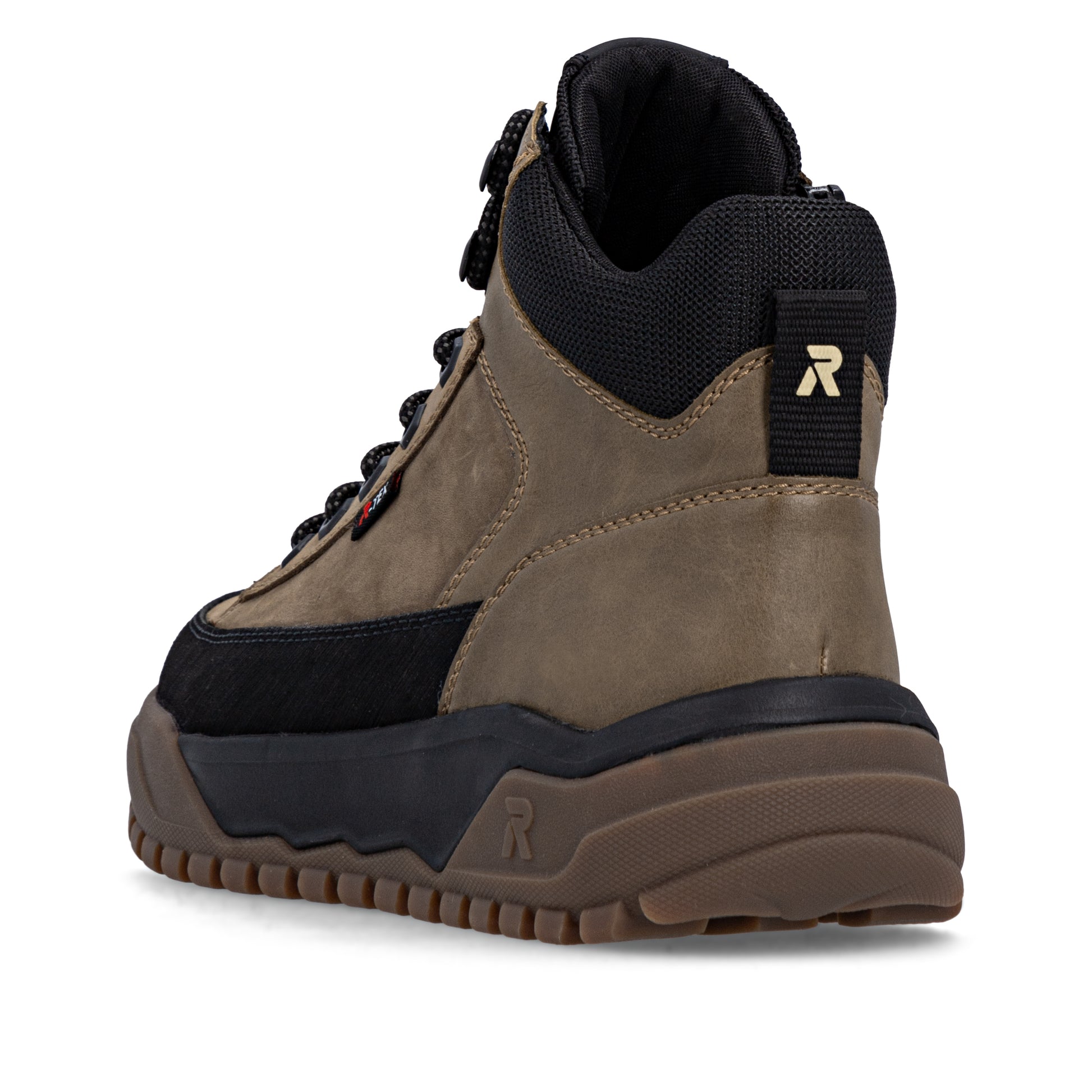 Brown Zip Boots for Men | Rieker U1571-20