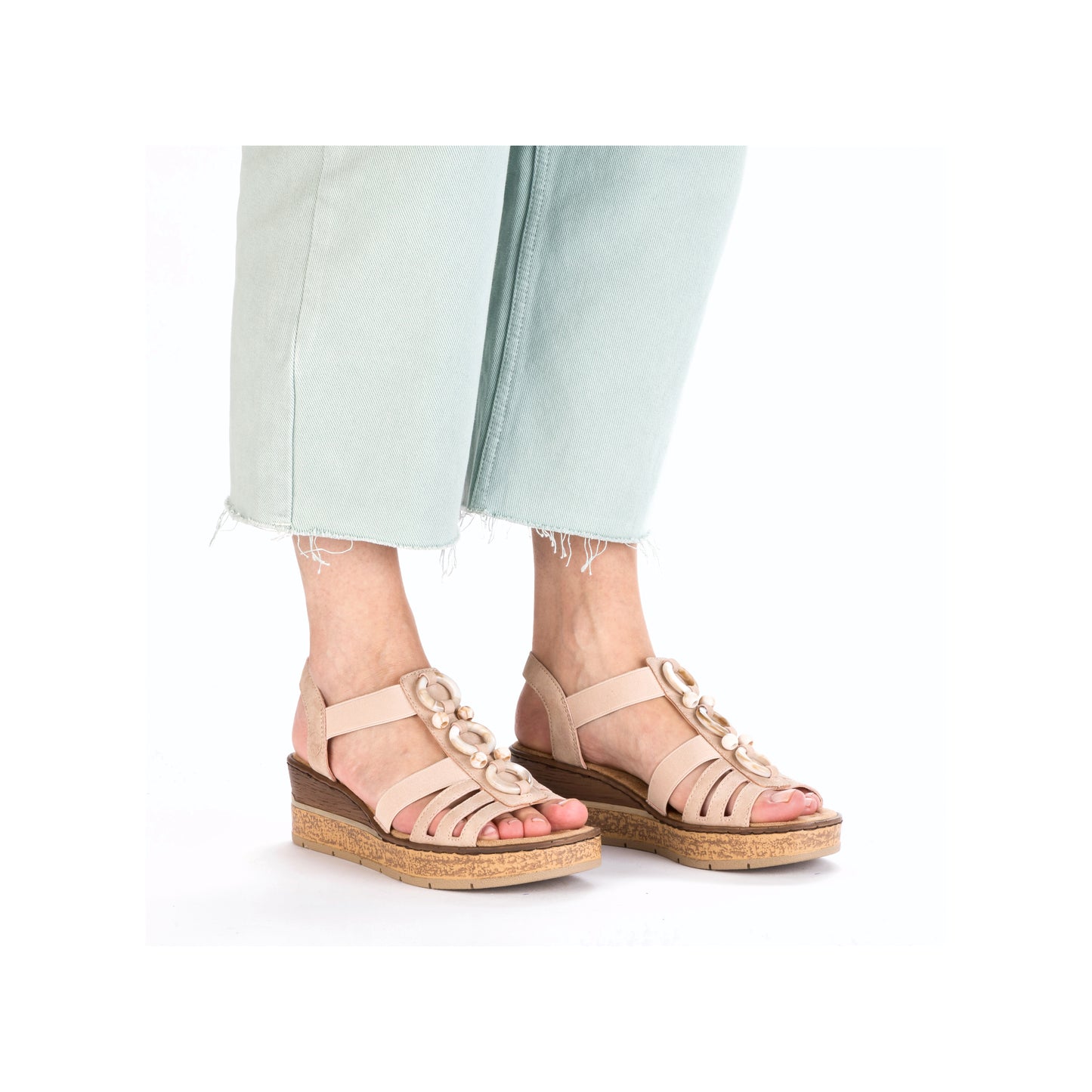 Rieker Woman's Sandals - Pink | 63778-31