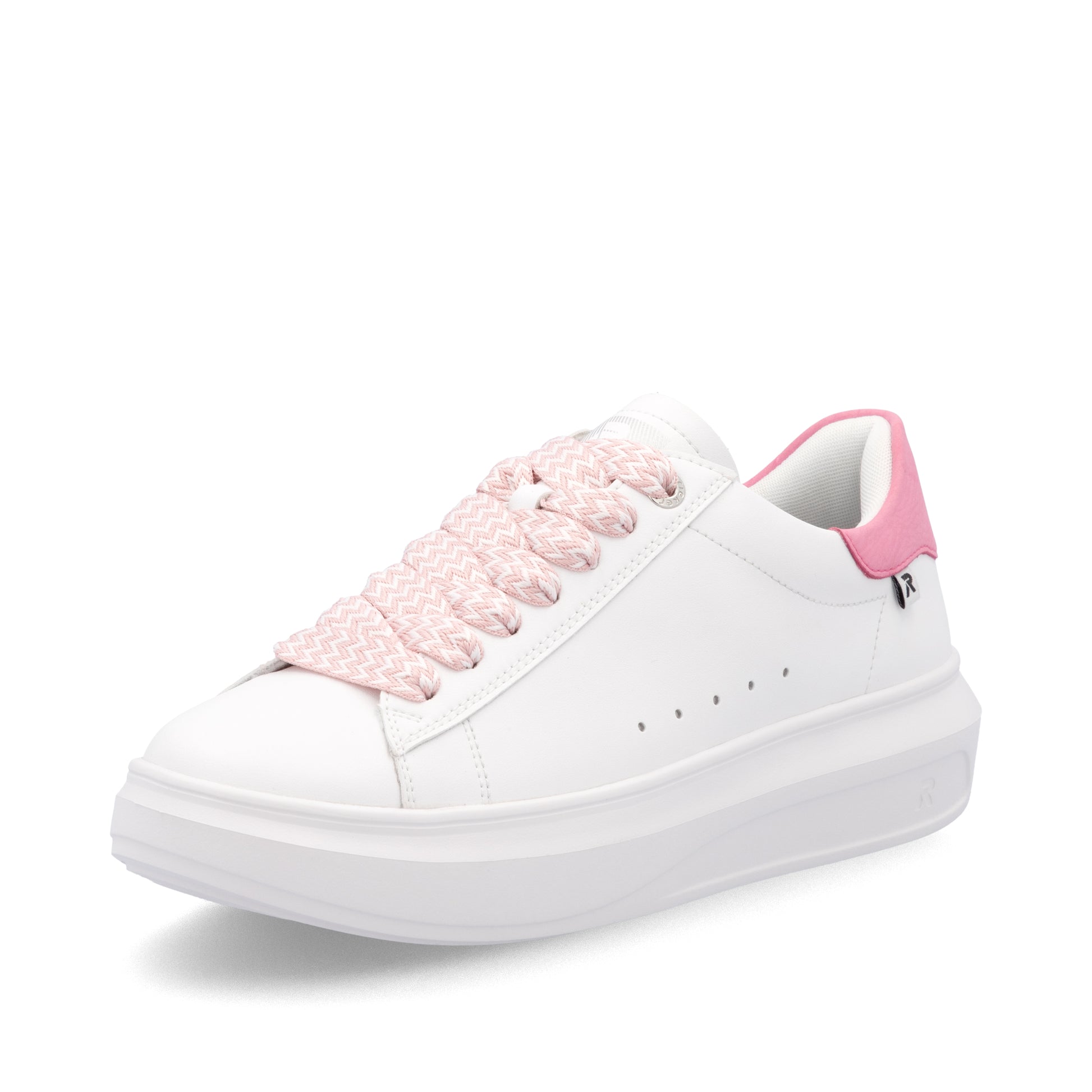 White Elasticated Shoes for Women | Rieker W1201-82