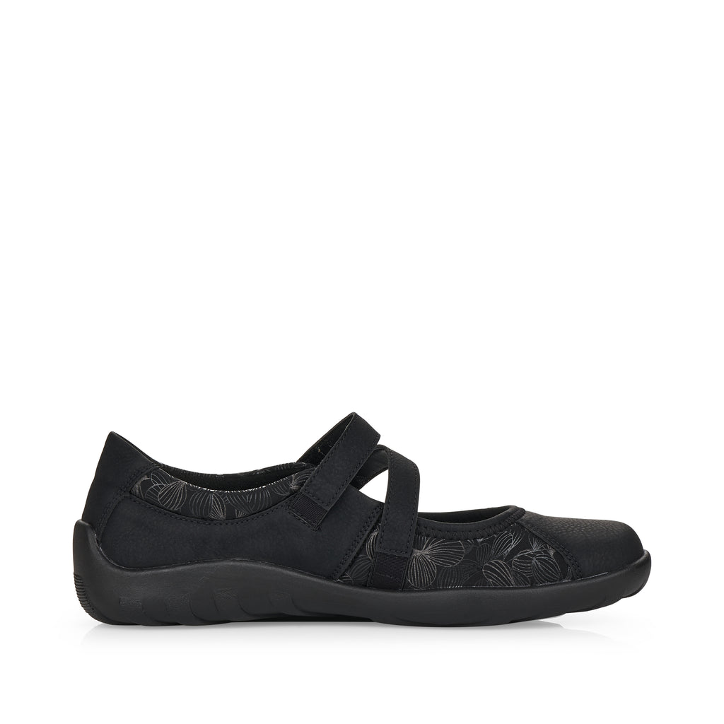 Black Hook & Loop Shoes for Women | Remonte R3510-03