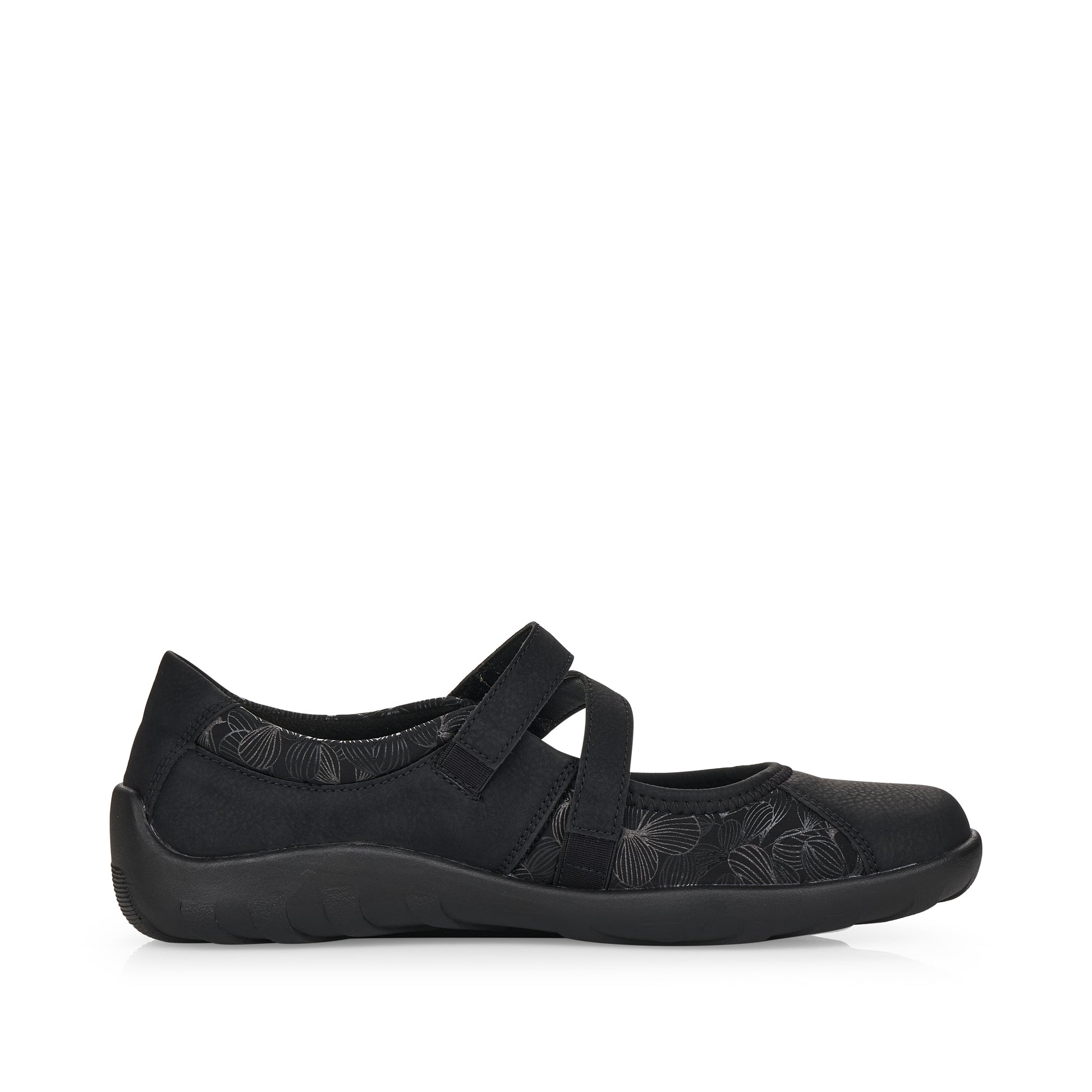 Black Hook & Loop Shoes for Women | Remonte R3510-03