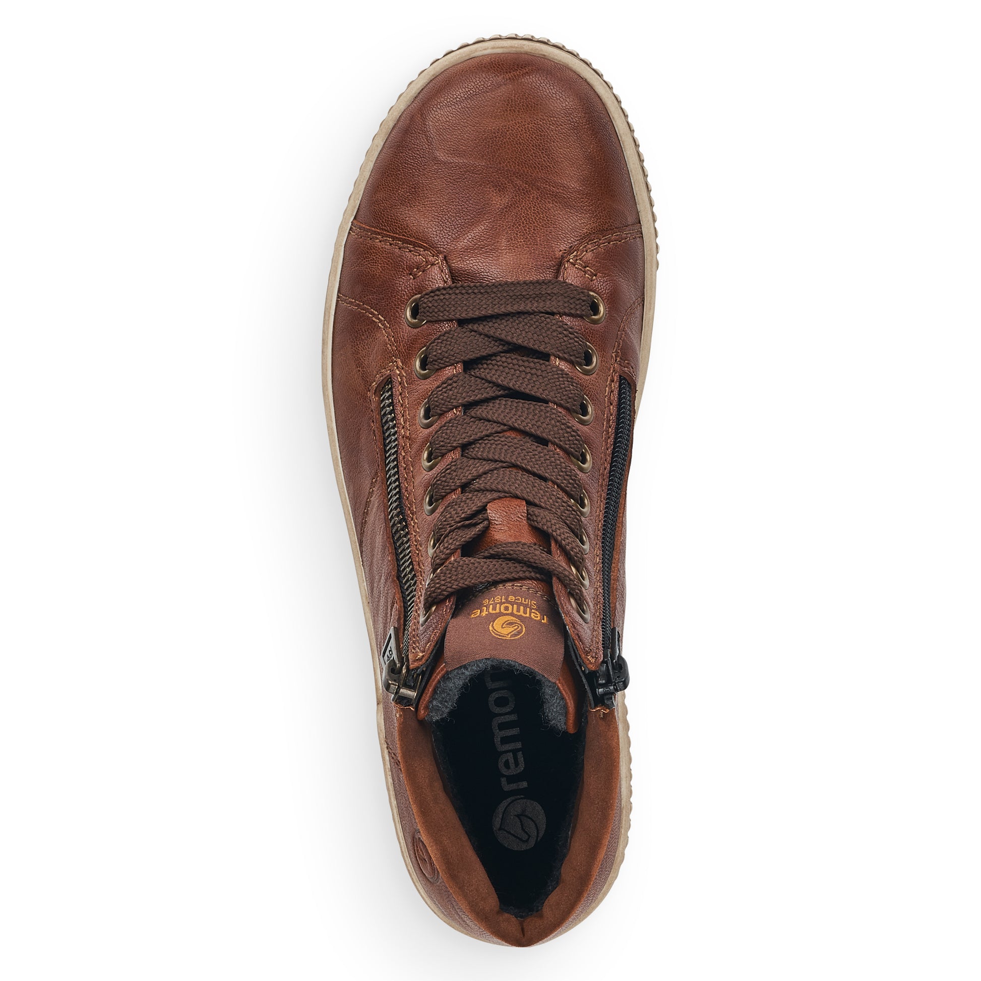 Brown Zip Boots for Women | Remonte D0772-22